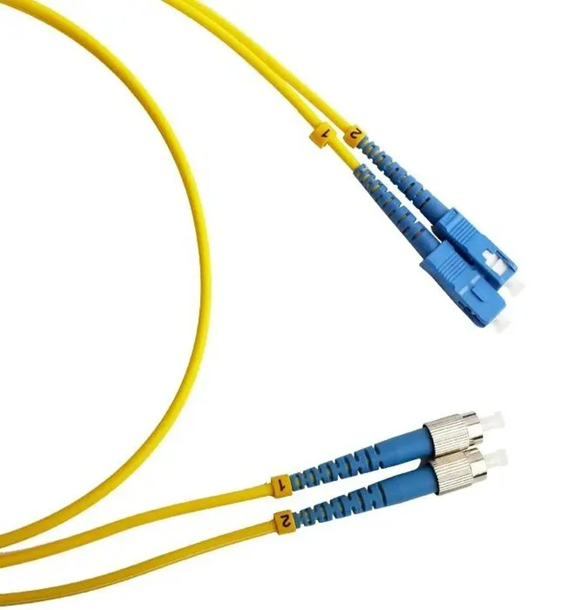 Patch cord - FC-SC 5M, 5m, Galben