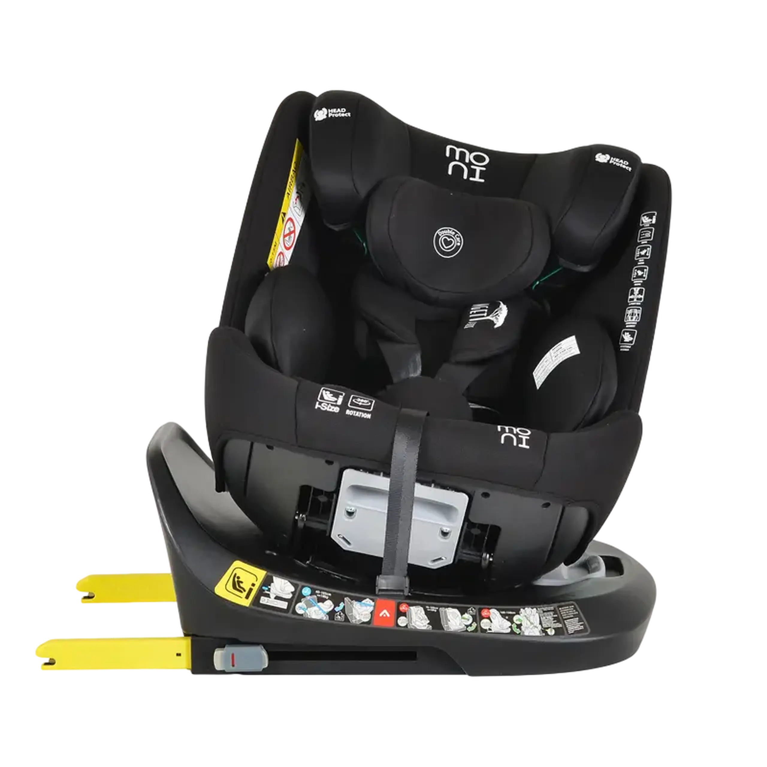 Scaun auto Moni Serengeti, Grupa 0+/1/2/3 (0-36 kg), Negru