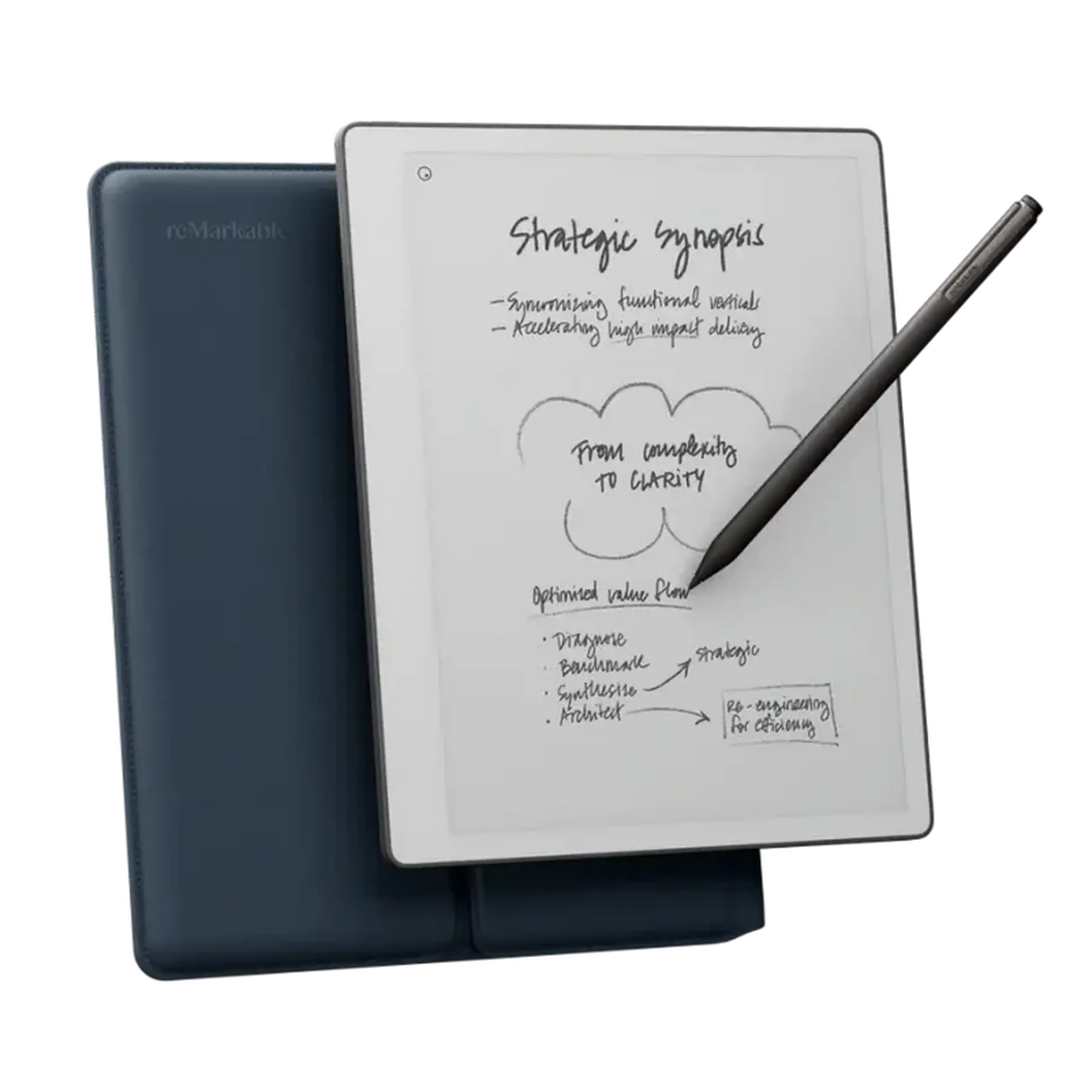 Husă protecție reMarkable Paper Pure - Sleeve Folio, Ocean Blue