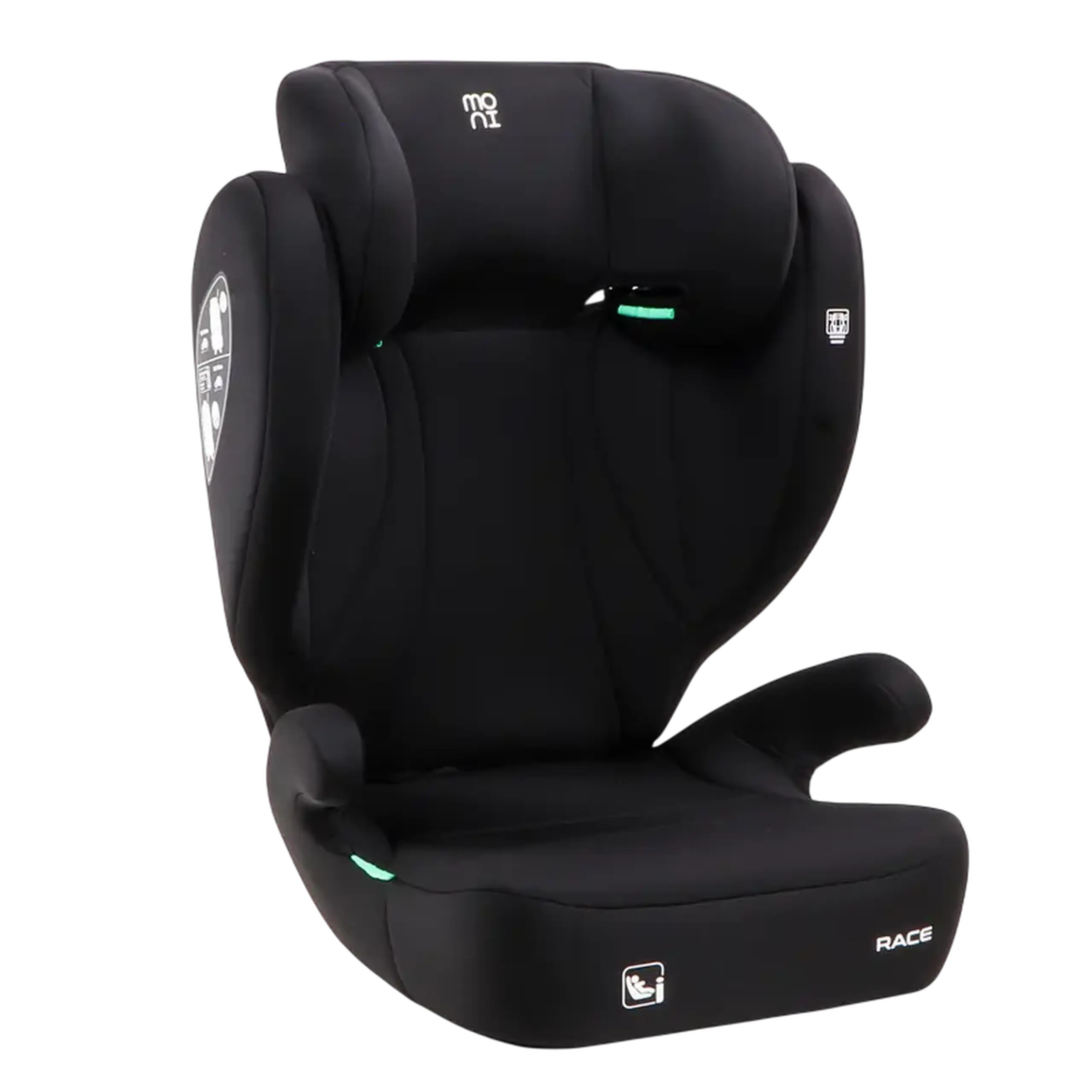Scaun auto Moni Race, Grupa 2/3 (15-36 kg), Cosmo Black