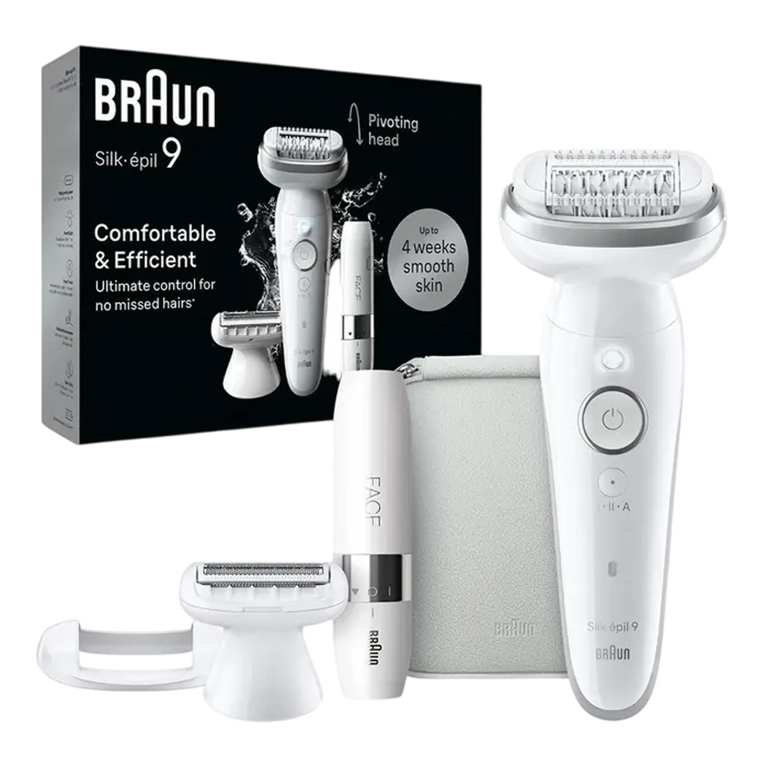Epilator Braun SES9341, Alb