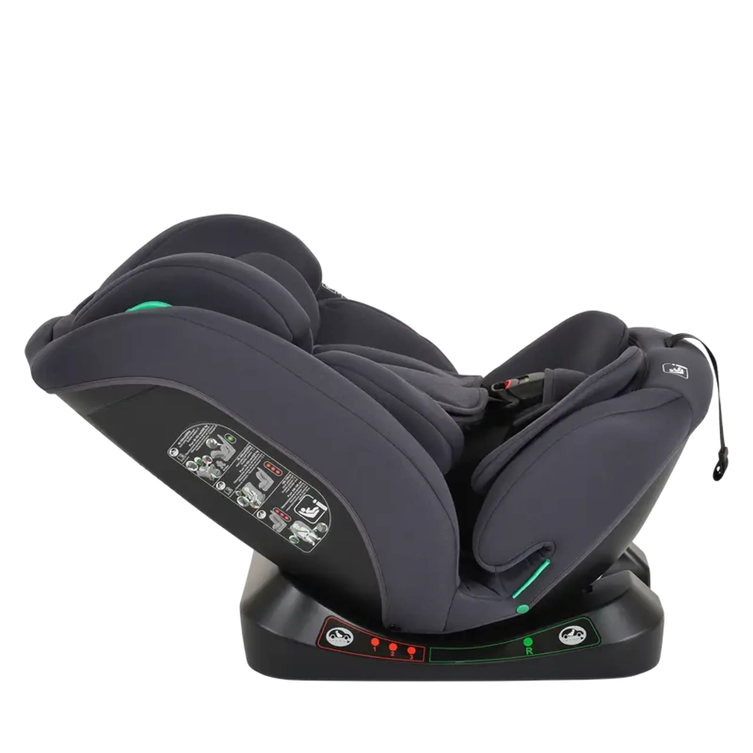 Scaun auto Moni Aventura, Grupa 0+/1/2/3 (0-36 kg), Gri