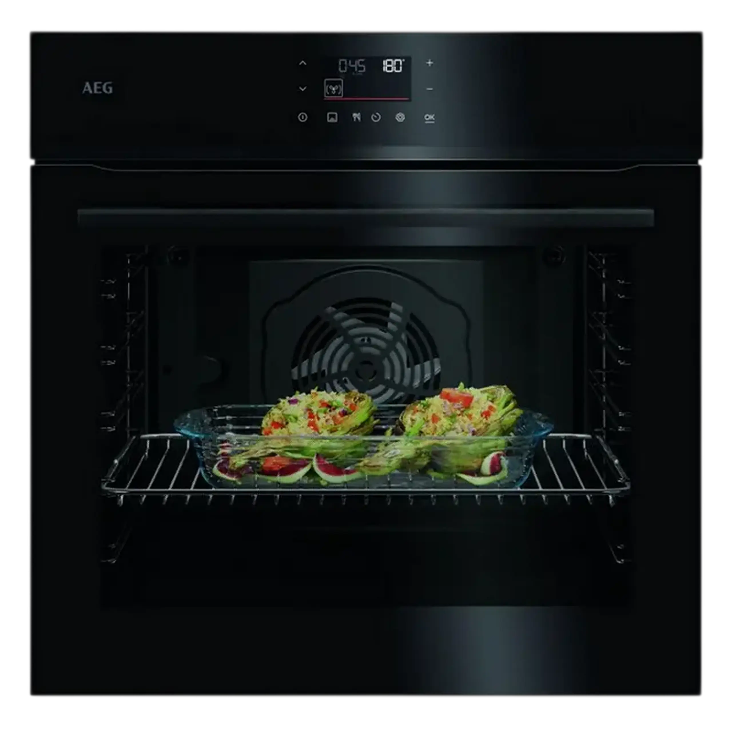 Cuptor Electric AEG NBU5P43PB, Negru