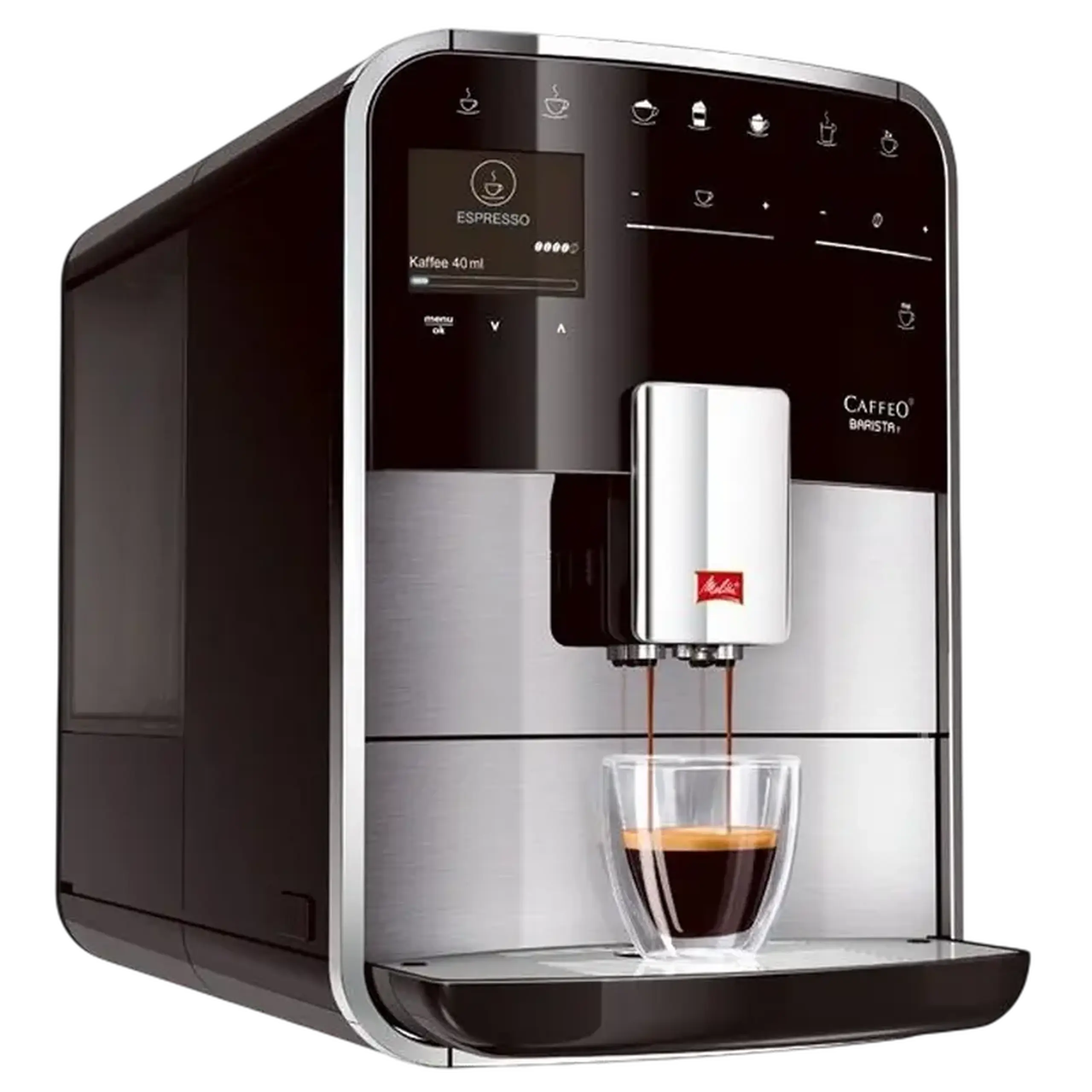 Aparat de cafea Melitta F83/0-101, Argintiu