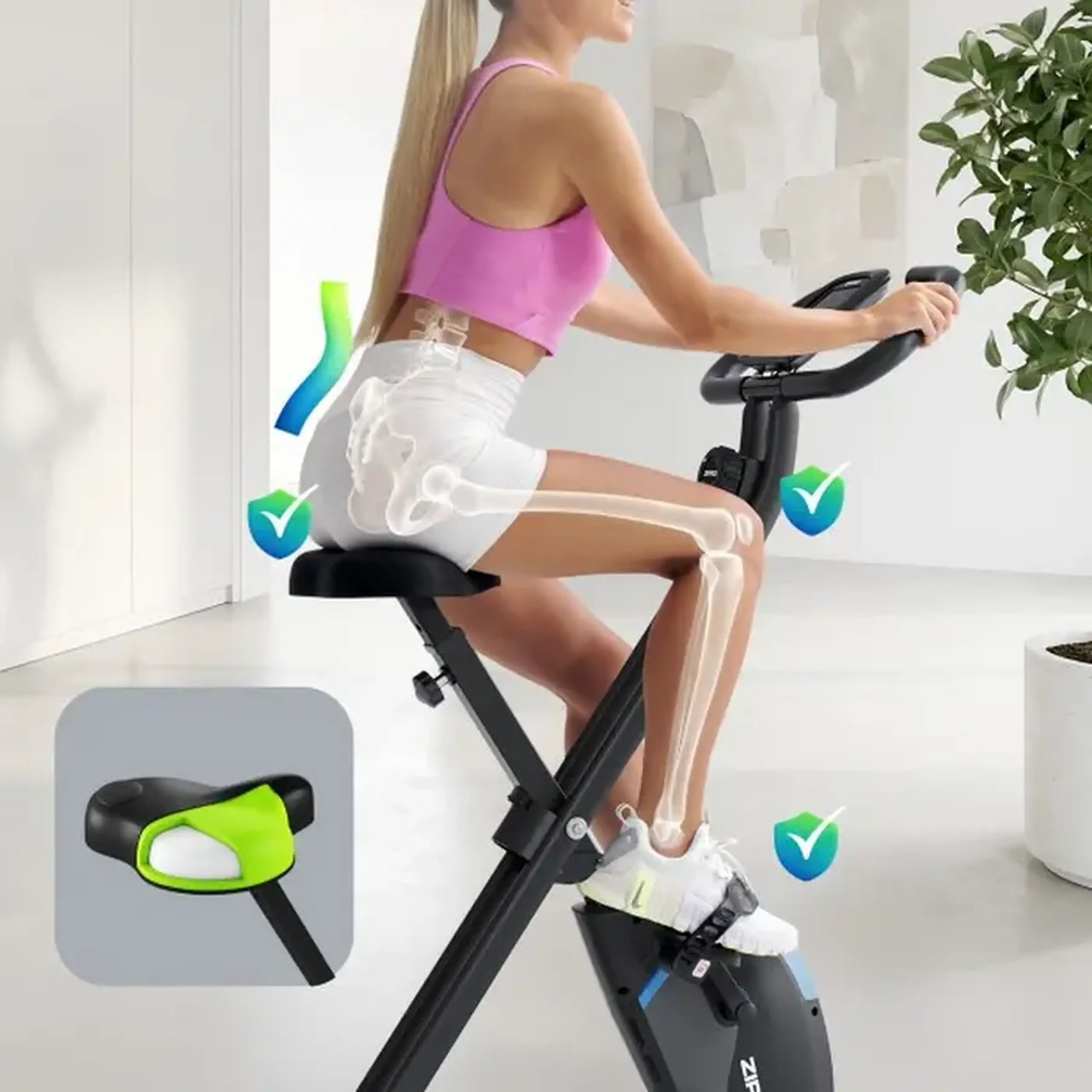 Bicicletă fitness Zipro Future X, Negru