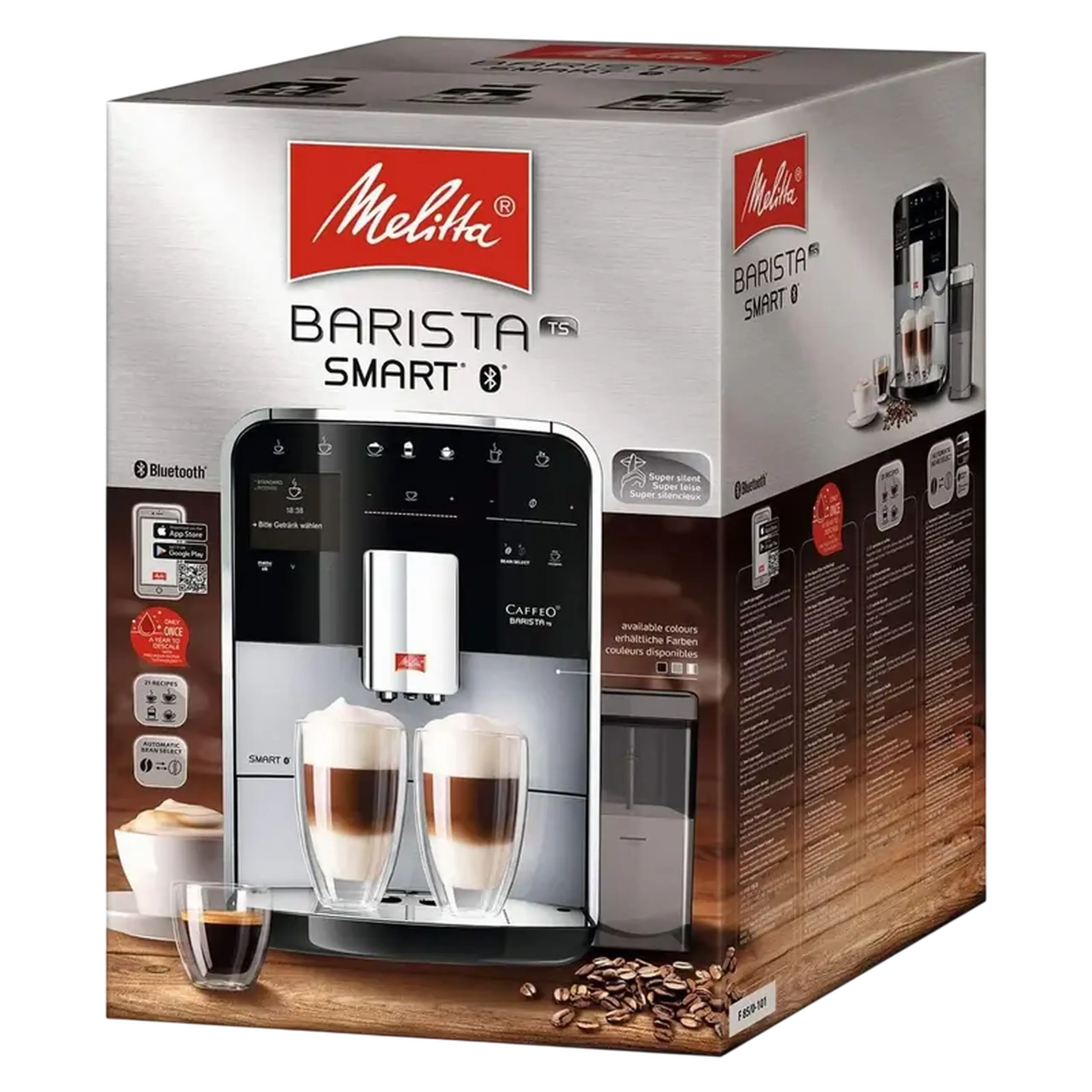 Aparat de cafea Melitta F86/0-100, Oțel inoxidabil