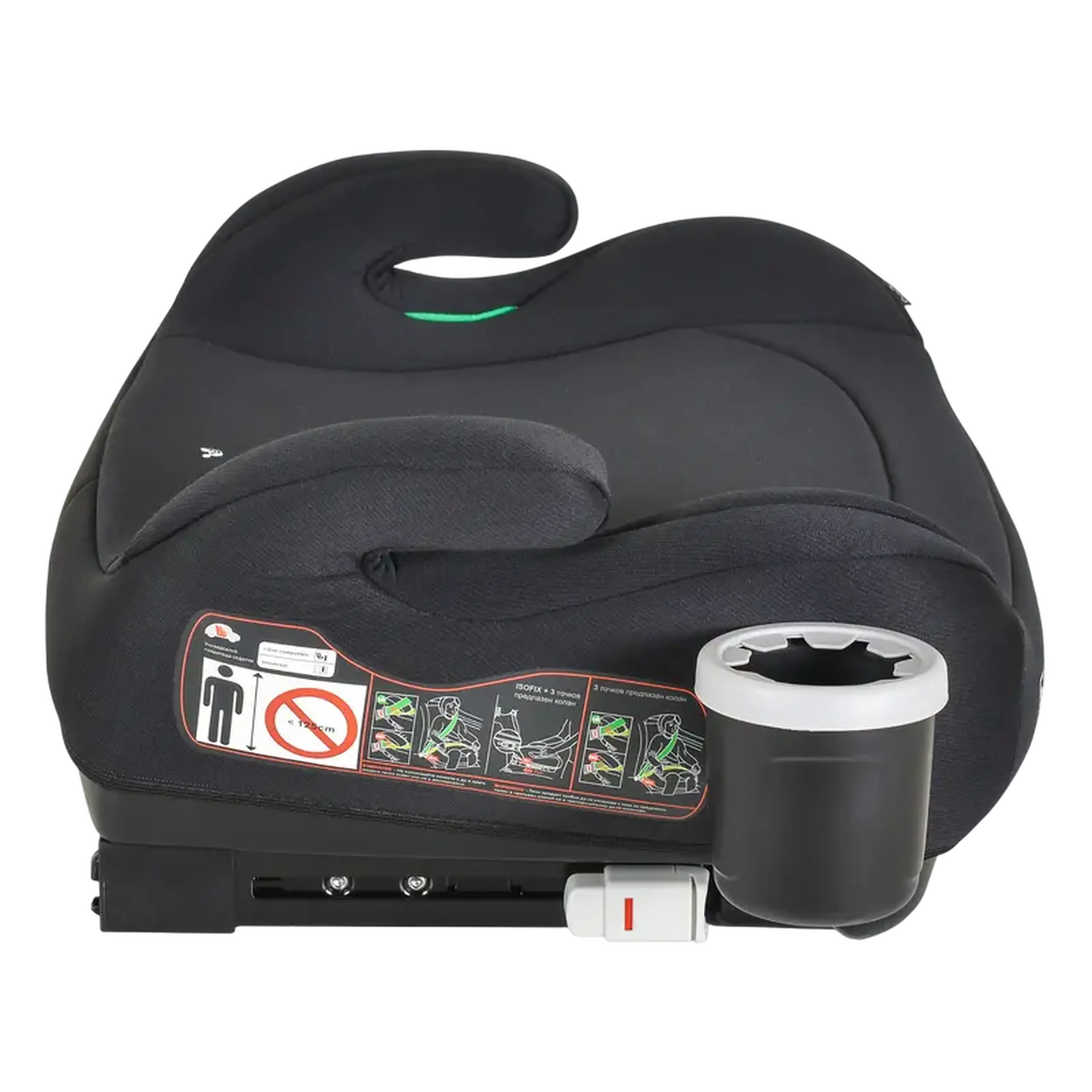 Booster Moni I-Swift, Grupa 3 (22-36 kg), Negru
