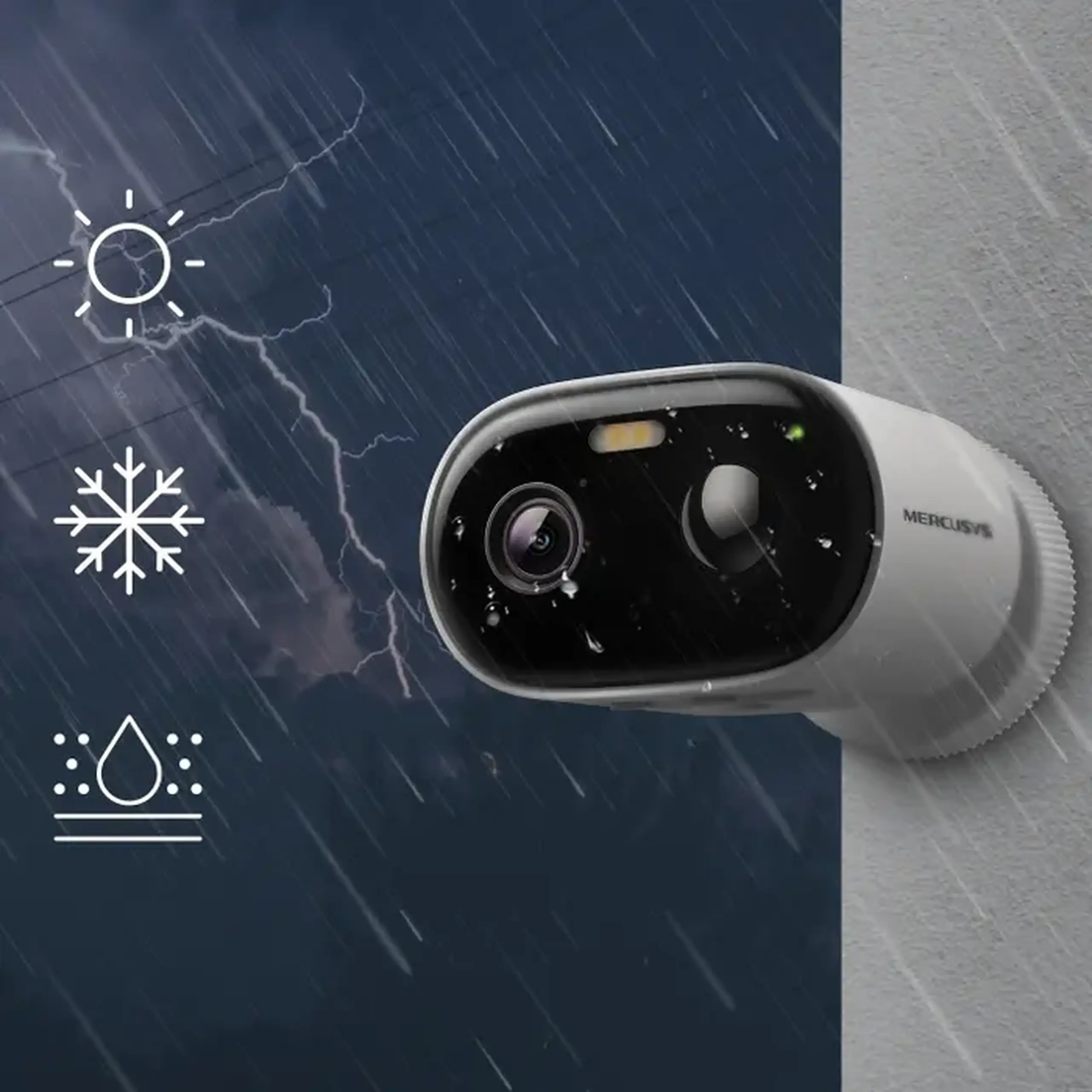 Camera de supraveghere MERCUSYS MC410, Alb
