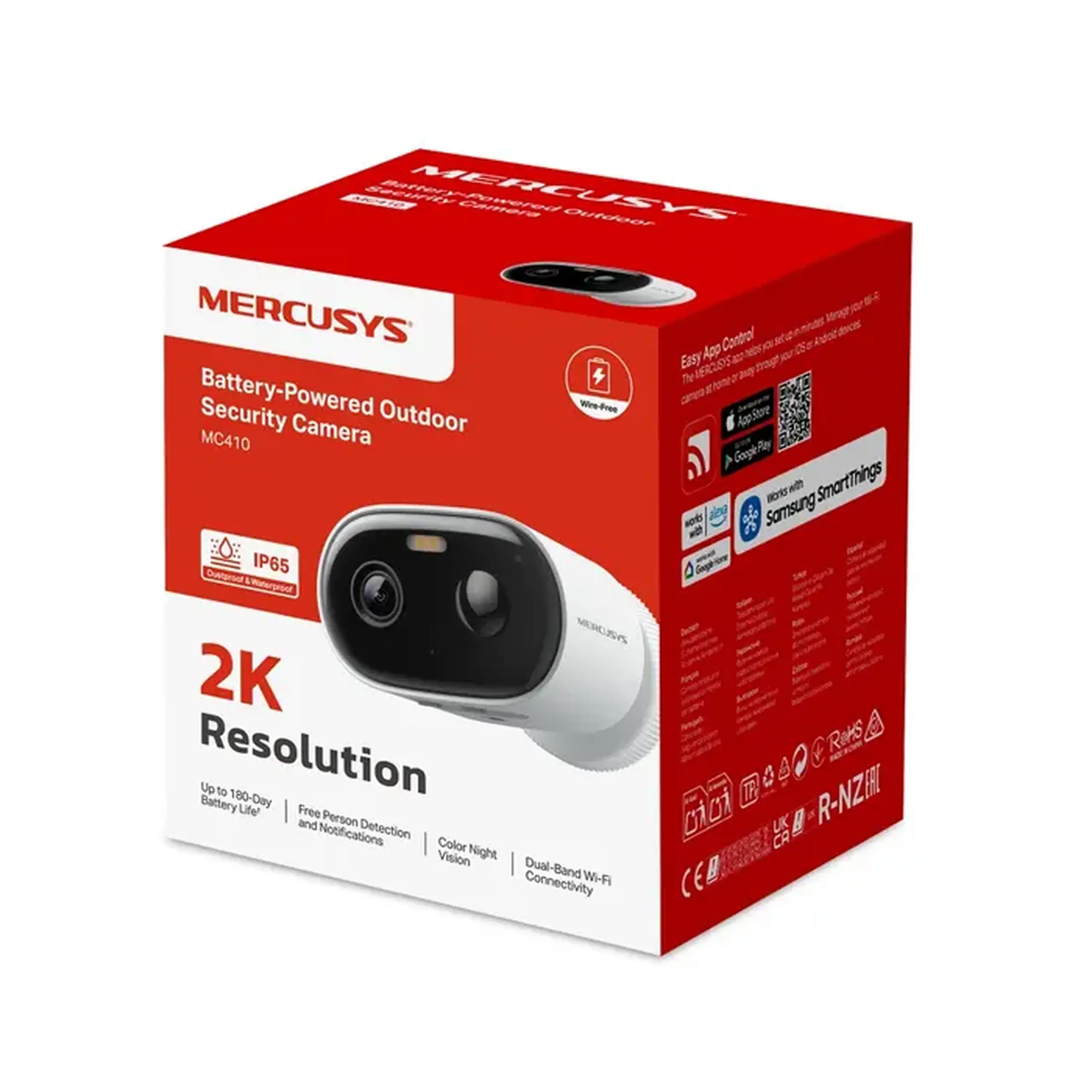 Camera de supraveghere MERCUSYS MC410, Alb