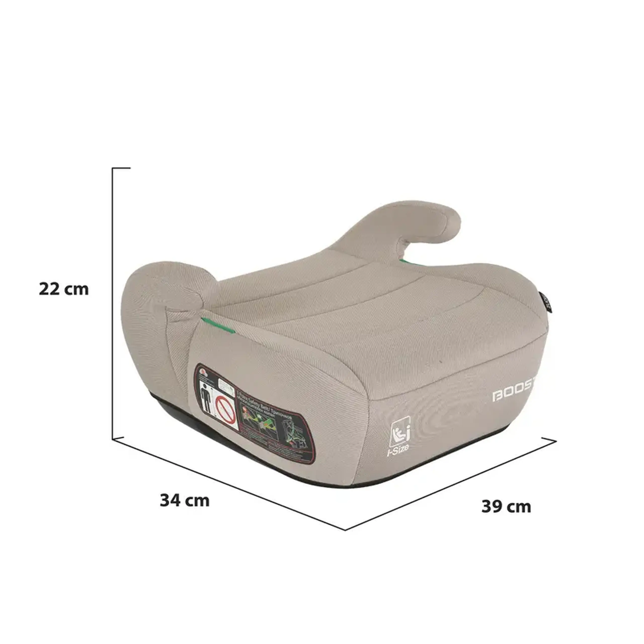 Booster Moni Boost, Grupa 2/3 (15-36 kg), Bej