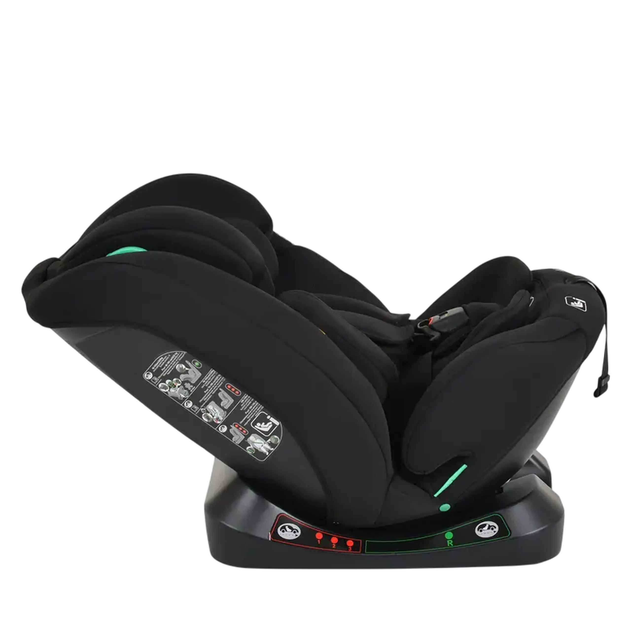 Scaun auto Moni Aventura, Grupa 0+/1/2/3 (0-36 kg), Negru