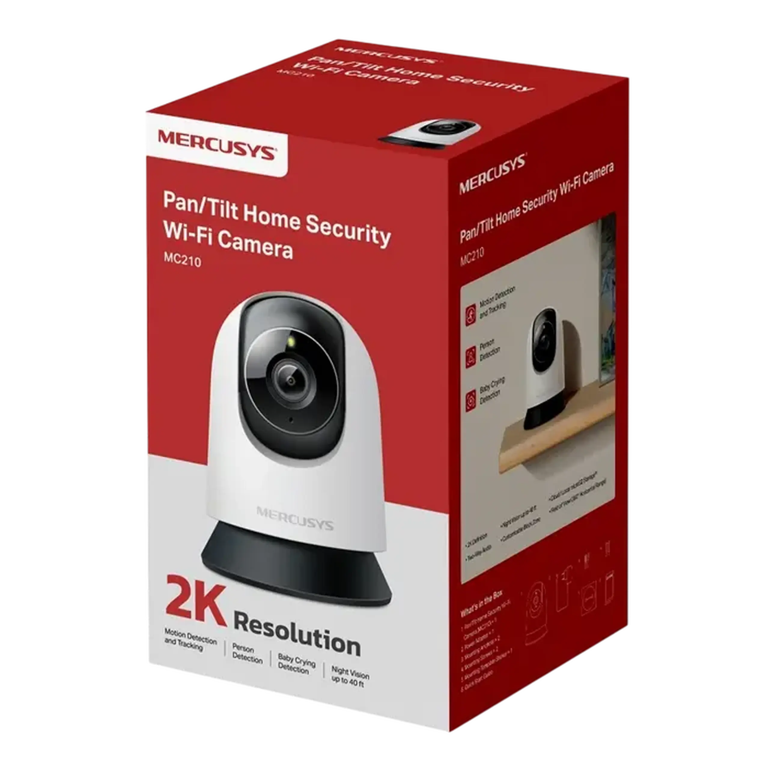 Camera de supraveghere Smart MERCUSYS MC210, Alb