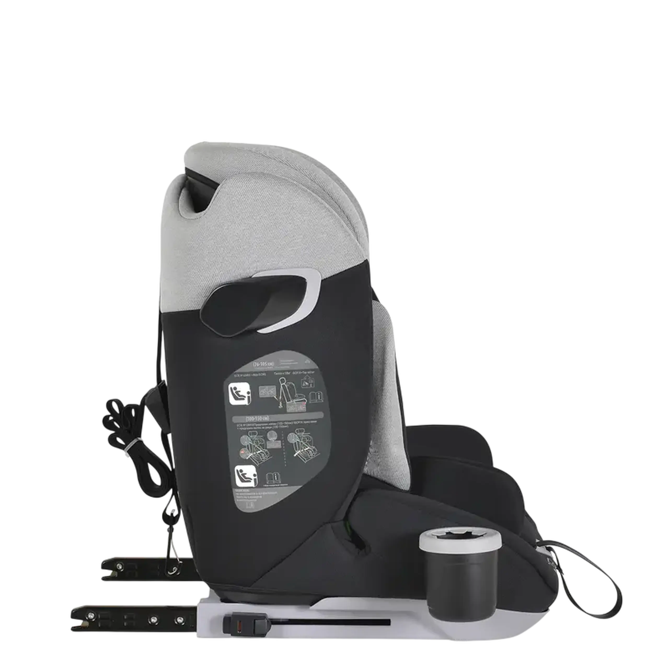 Scaun auto Cangaroo Force, Grupa 1/2/3 (9-36 kg), Gri