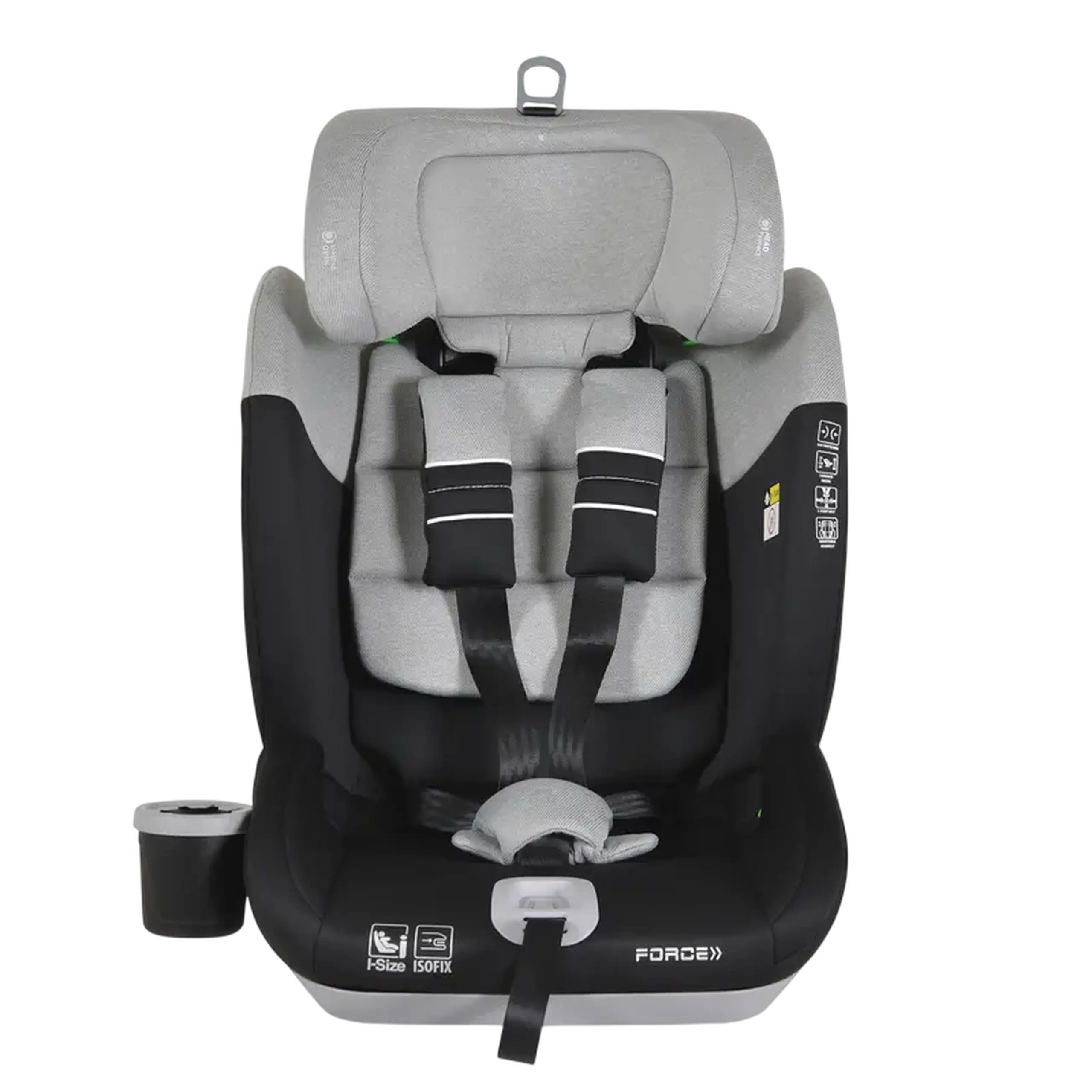 Scaun auto Cangaroo Force, Grupa 1/2/3 (9-36 kg), Gri