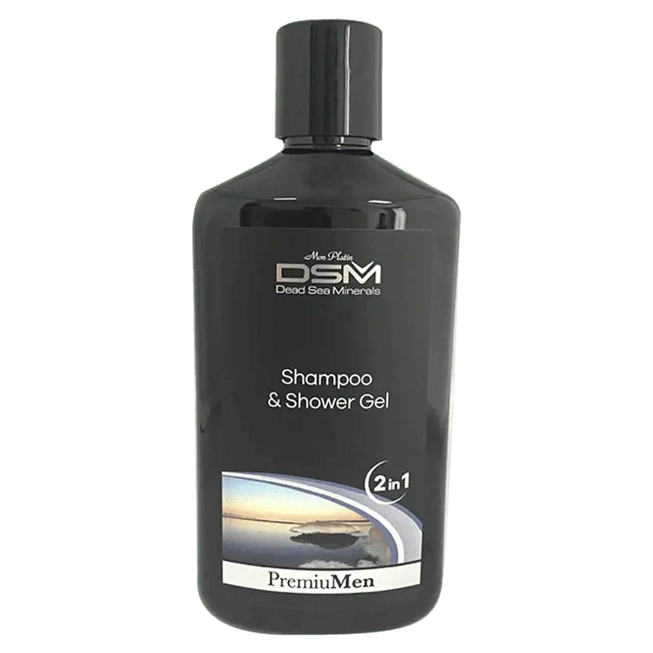 Șampon și gel de duș pentru bărbați cu caviar negru - Premium Men (400ml)