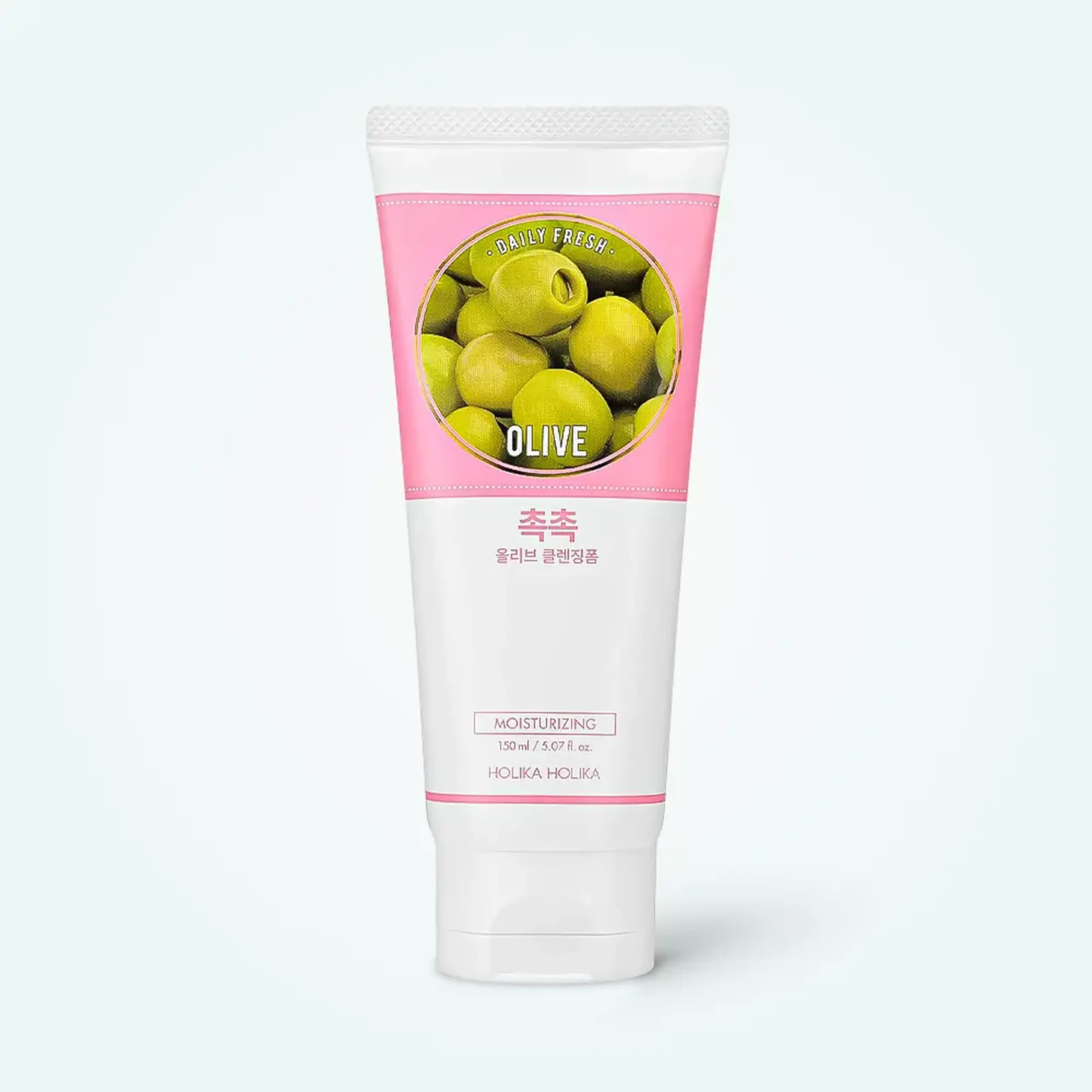Spuma ușoară de curățat cu extract de măsline Holika Holika Daily Fresh Olive Cleansing Foam 150 ml