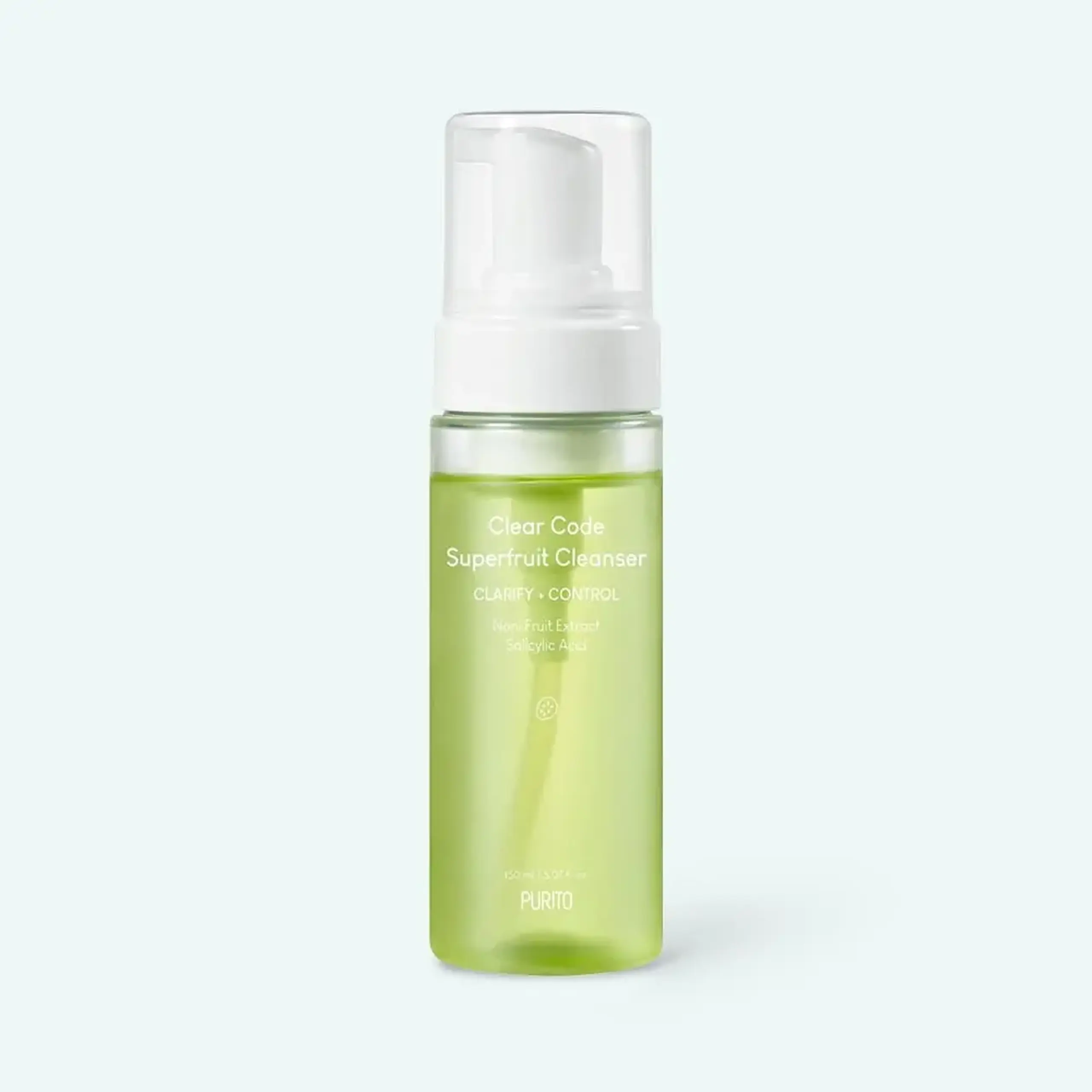 Spumă de curățare pentru piele grasă si mixtă Purito SEOUL - Clear Code Superfruit Cleanser 150ml