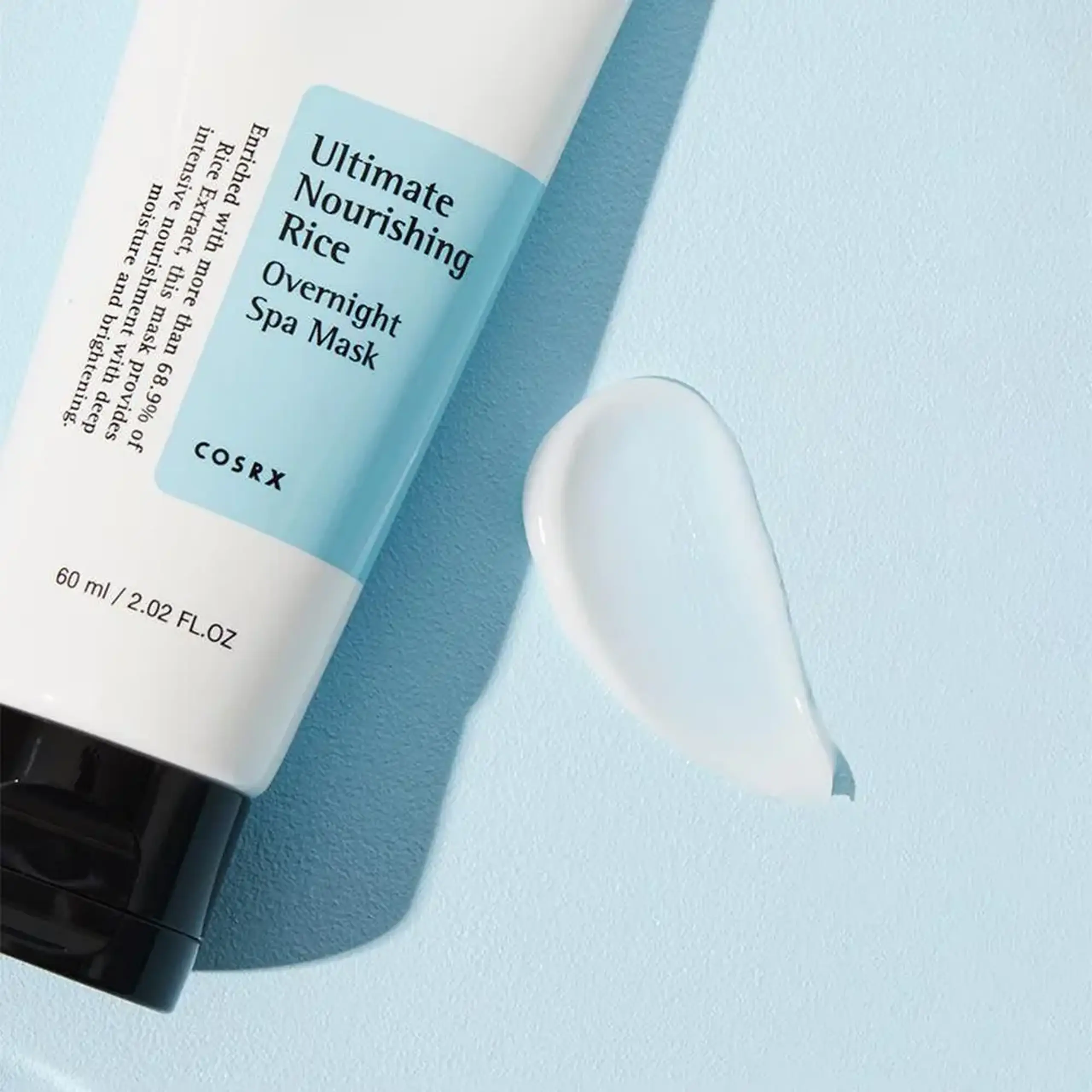 Mască de noapte fără clătire cu Orez COSRX Ultimate Nourishing Rice Overnight Spa Mask 60 ml
