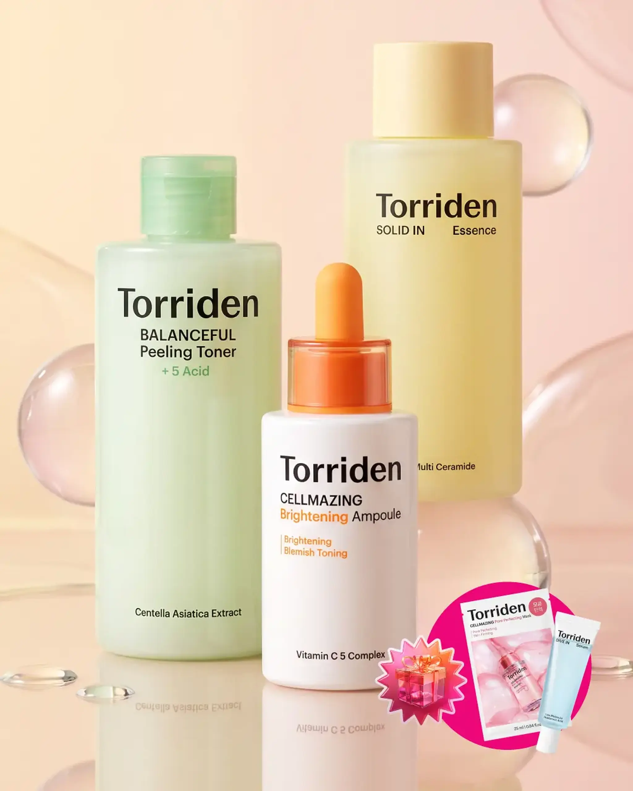 Set pentru pori dilatați, textură neuniformă și exces de sebum