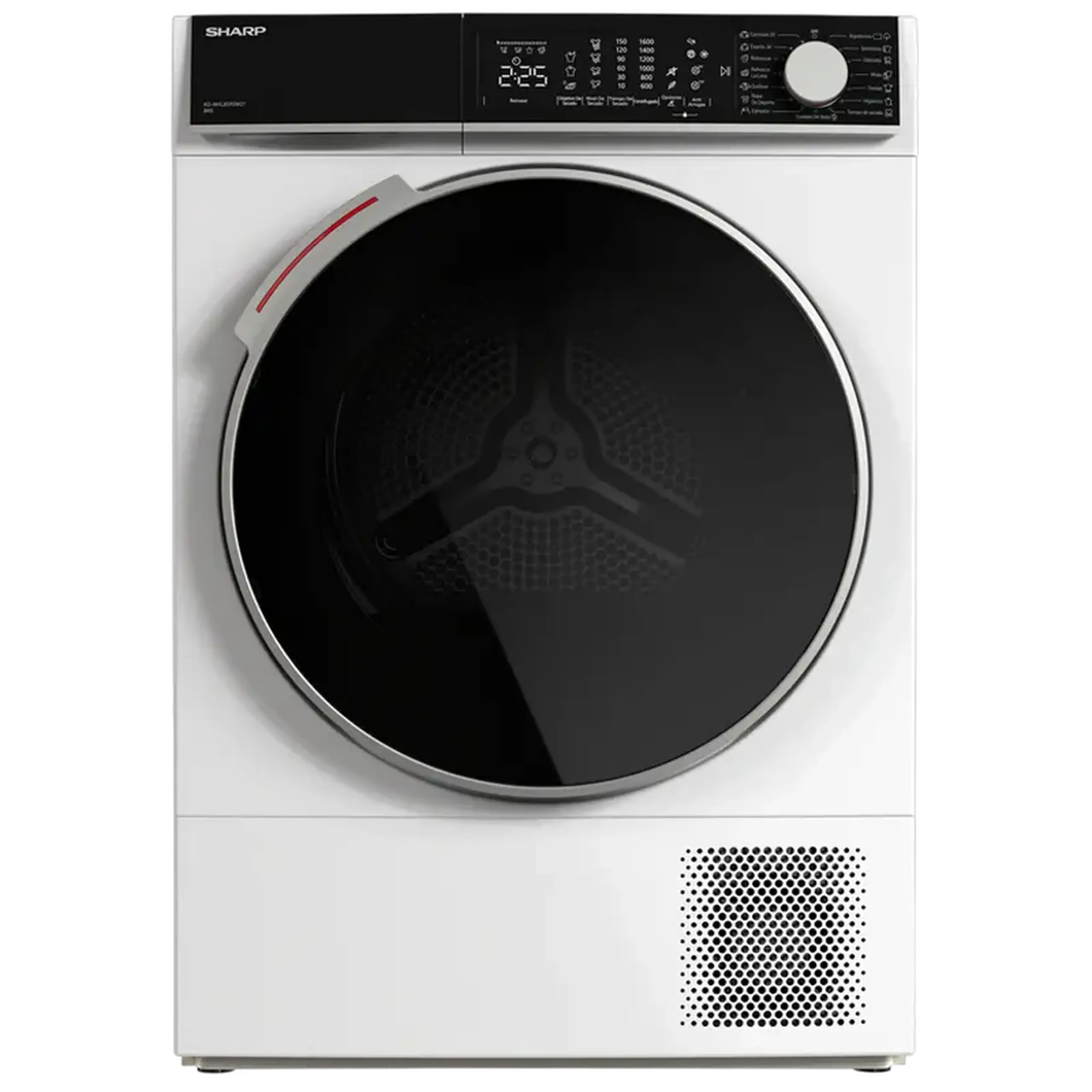 Uscător de rufe Sharp KD-NHL8S9GWC-EE, 8kg, Alb