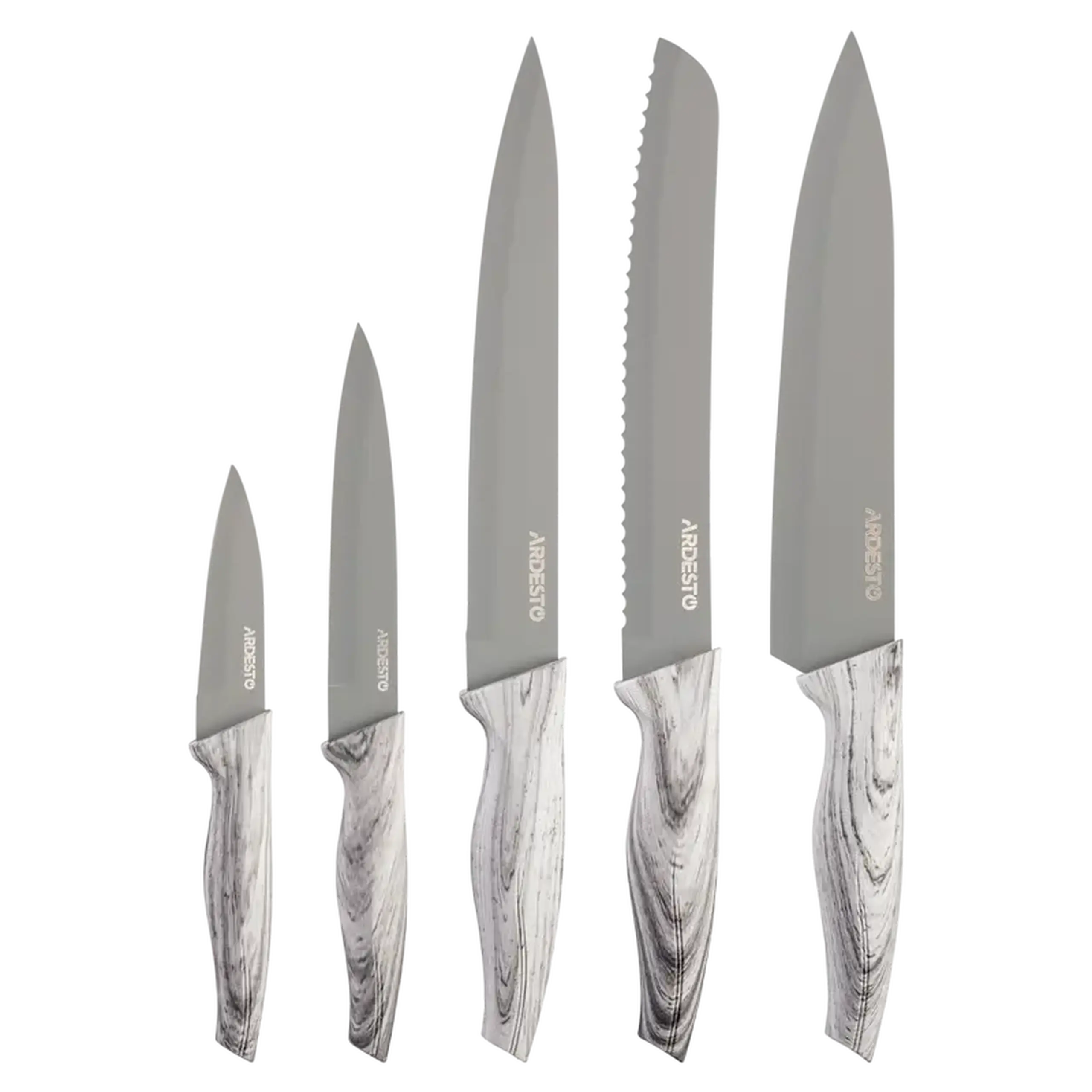 Set de Cuțite Ardesto AR2105BG, Gri