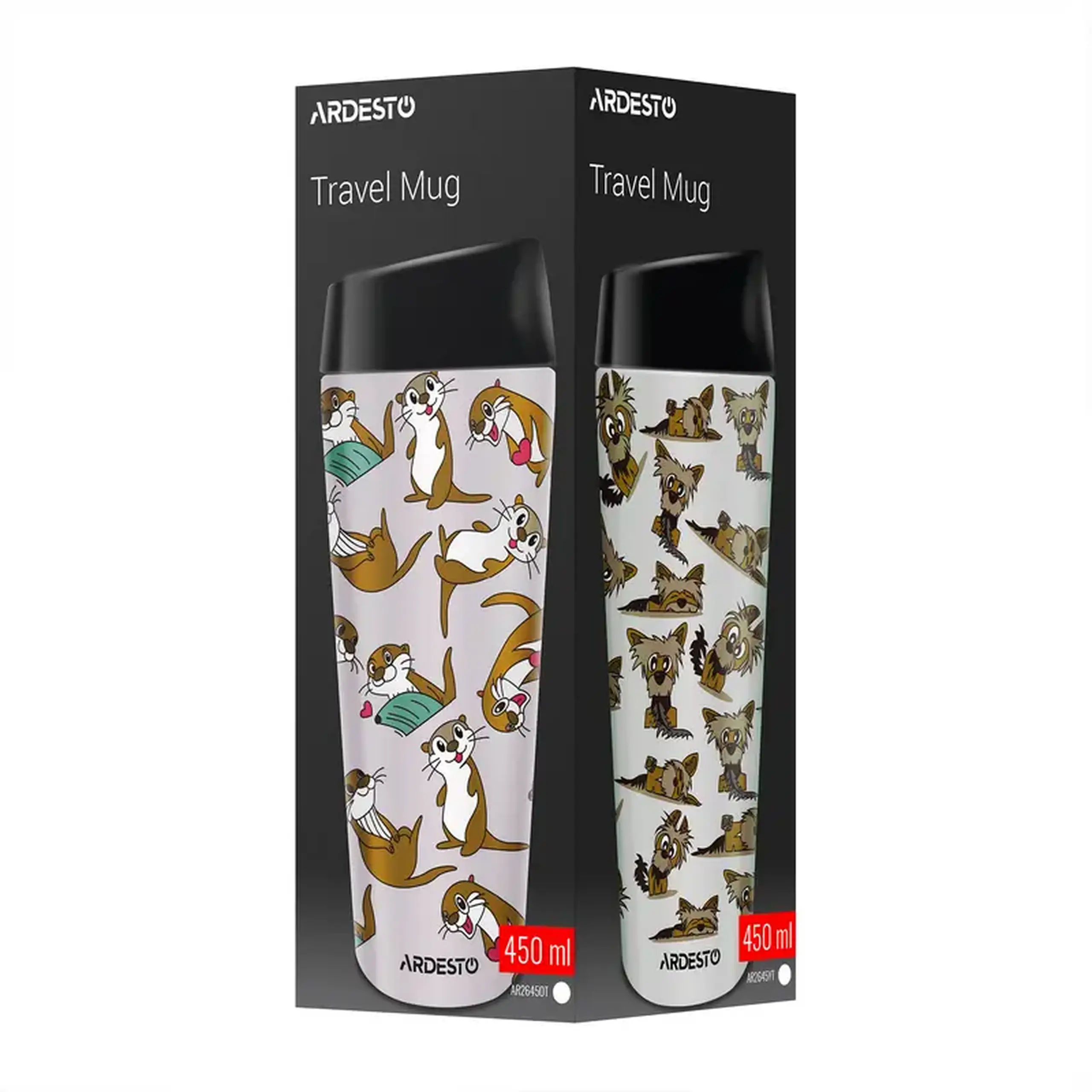 Cană termos Ardesto AR2645YT, 0,45L, Bej