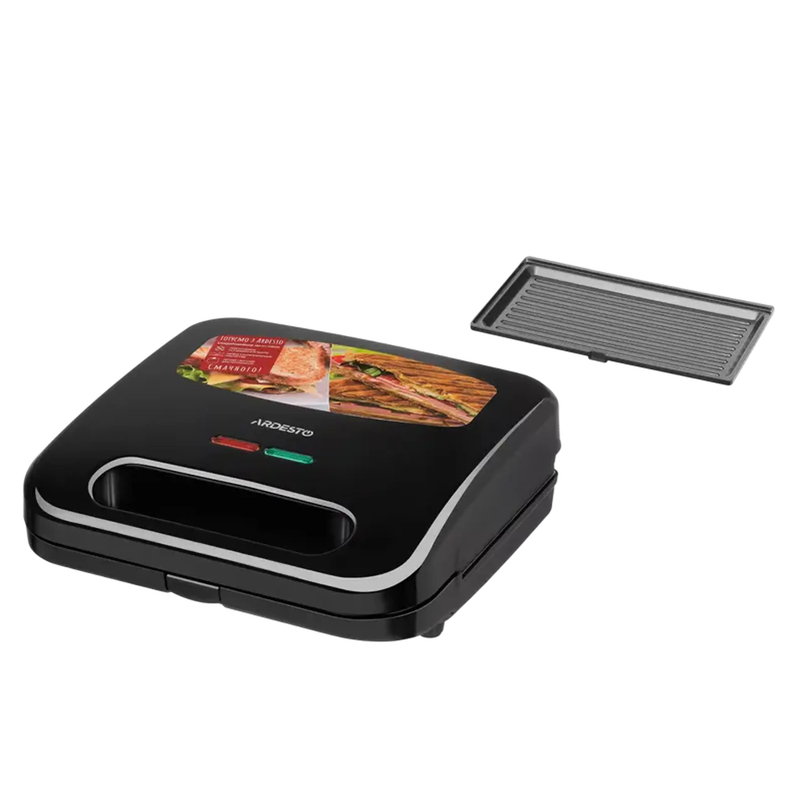 Aparat pentru sandwich Ardesto SM-H110BGR, Negru