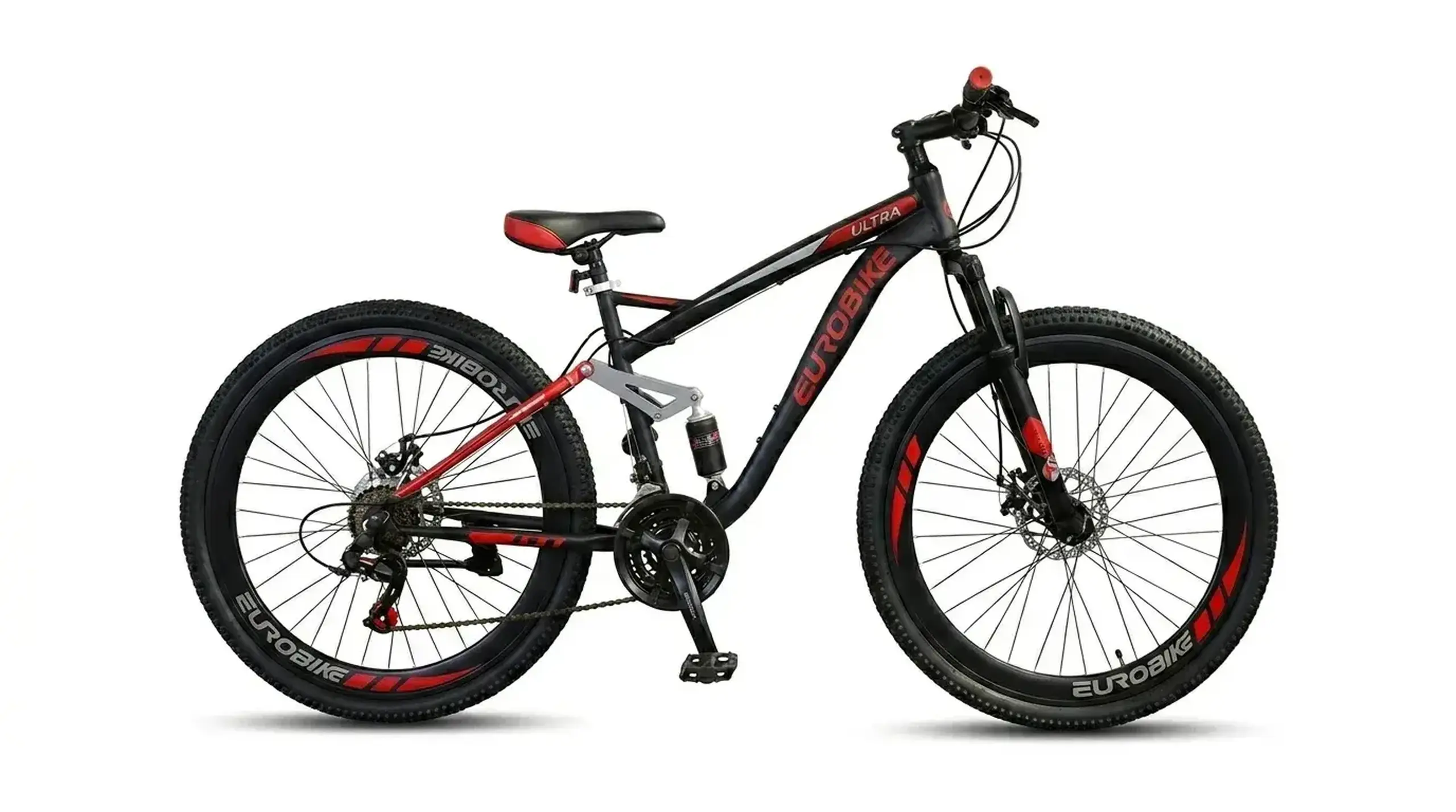 EuroBike 27.5 negru/rosu