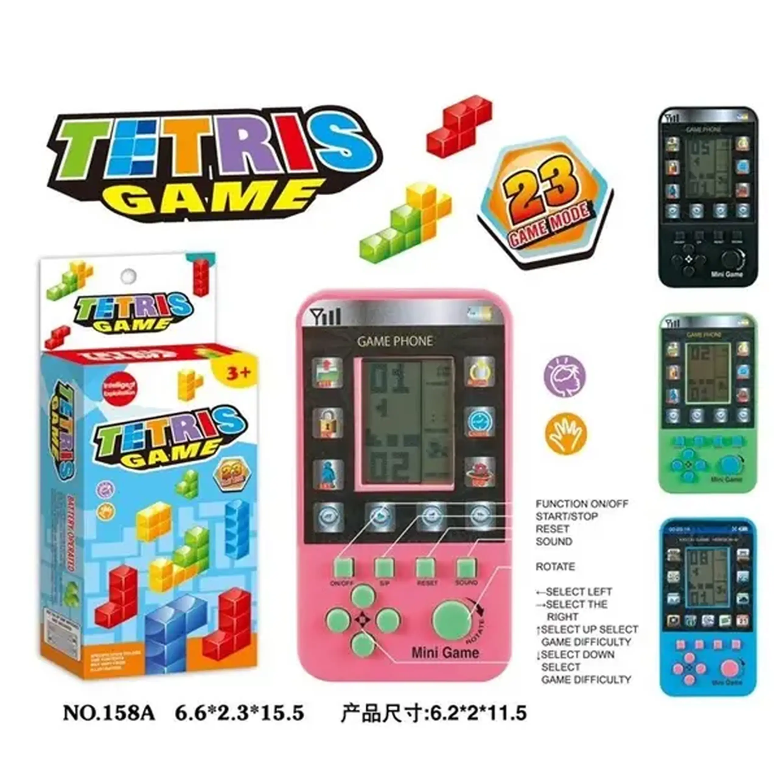 Tetris cu 23 jocuri