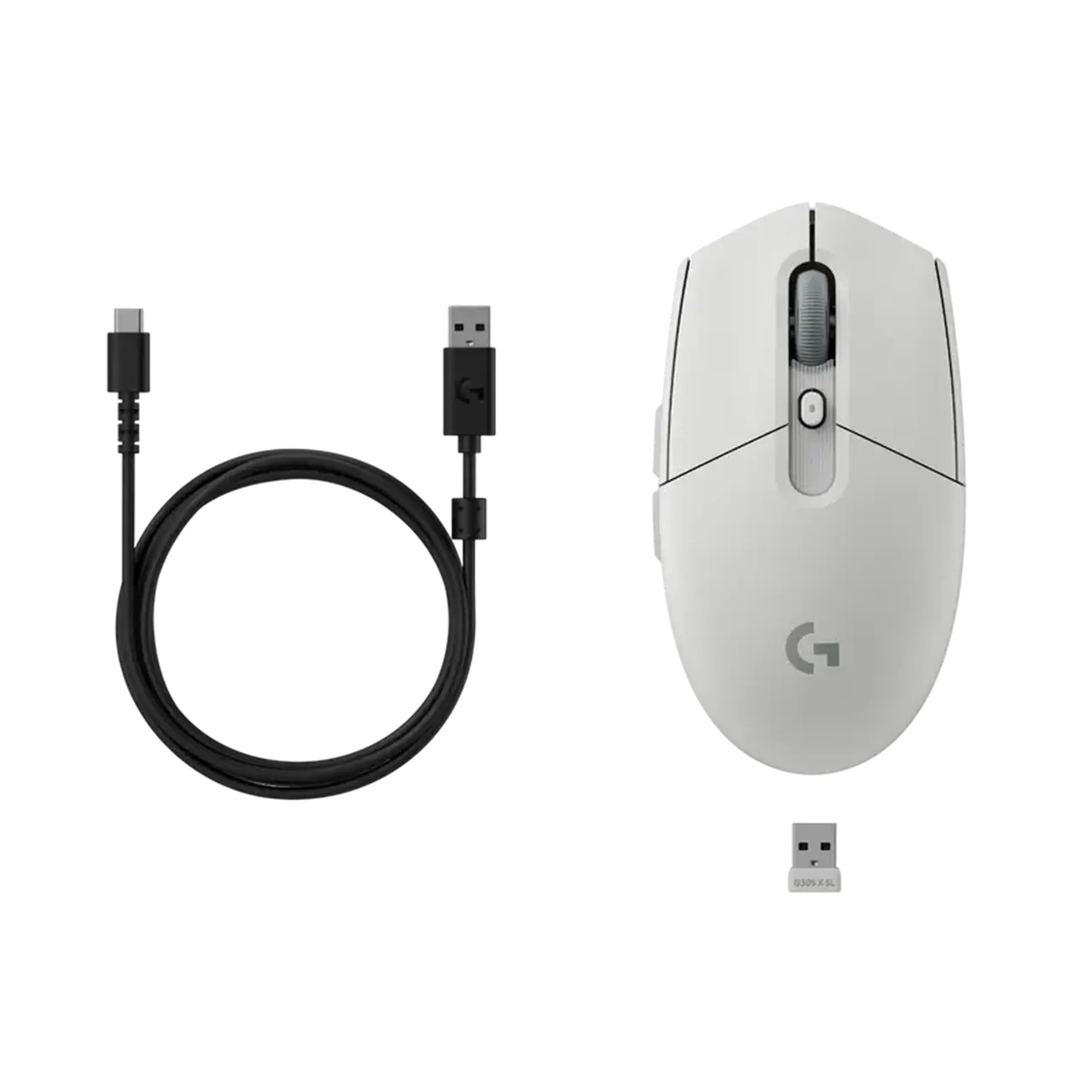 Mouse Logitech G305 X Superlight, Alb