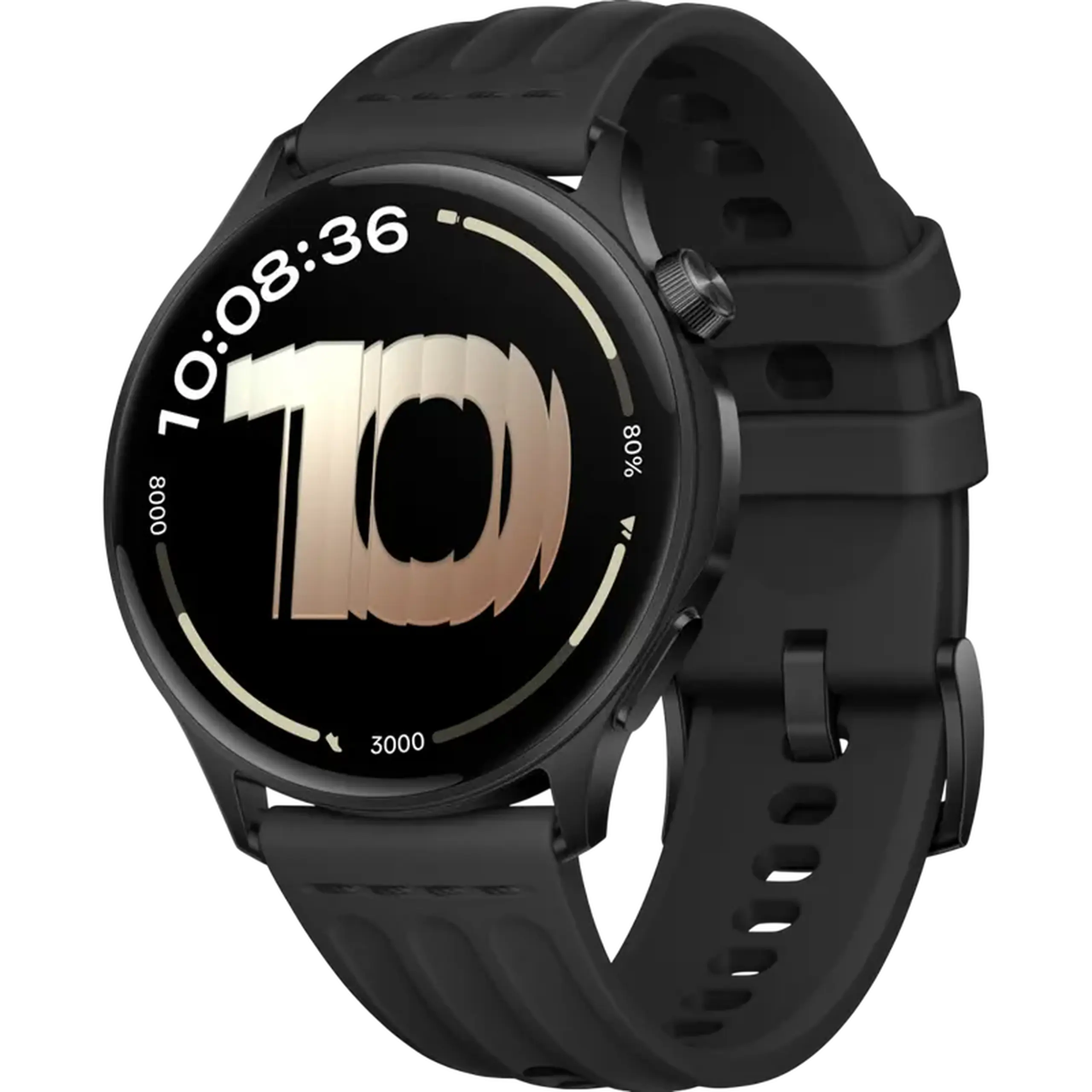Ceas inteligent OnePlus Watch Lite, 45mm, Black Steel