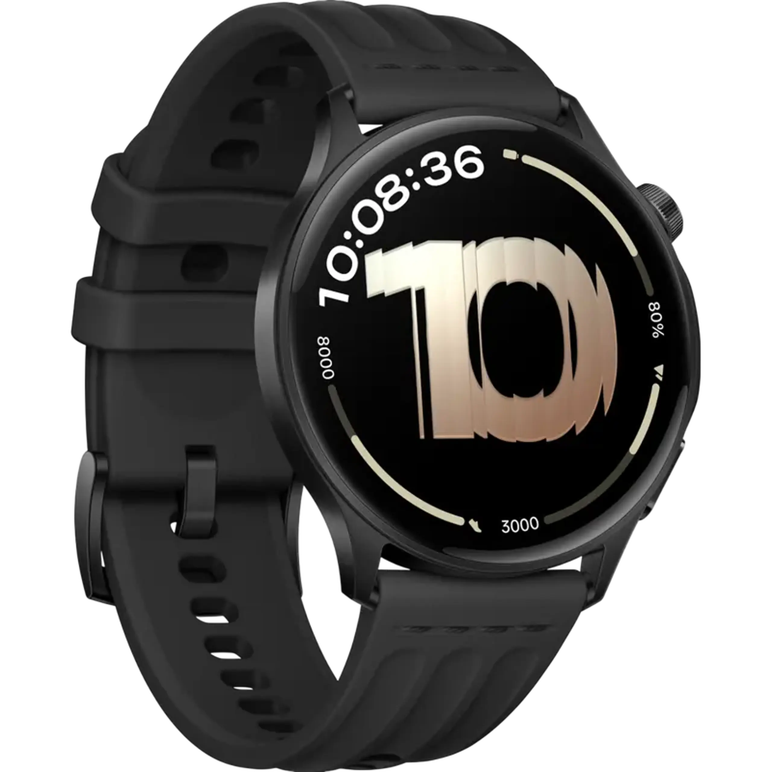 Ceas inteligent OnePlus Watch Lite, 45mm, Black Steel