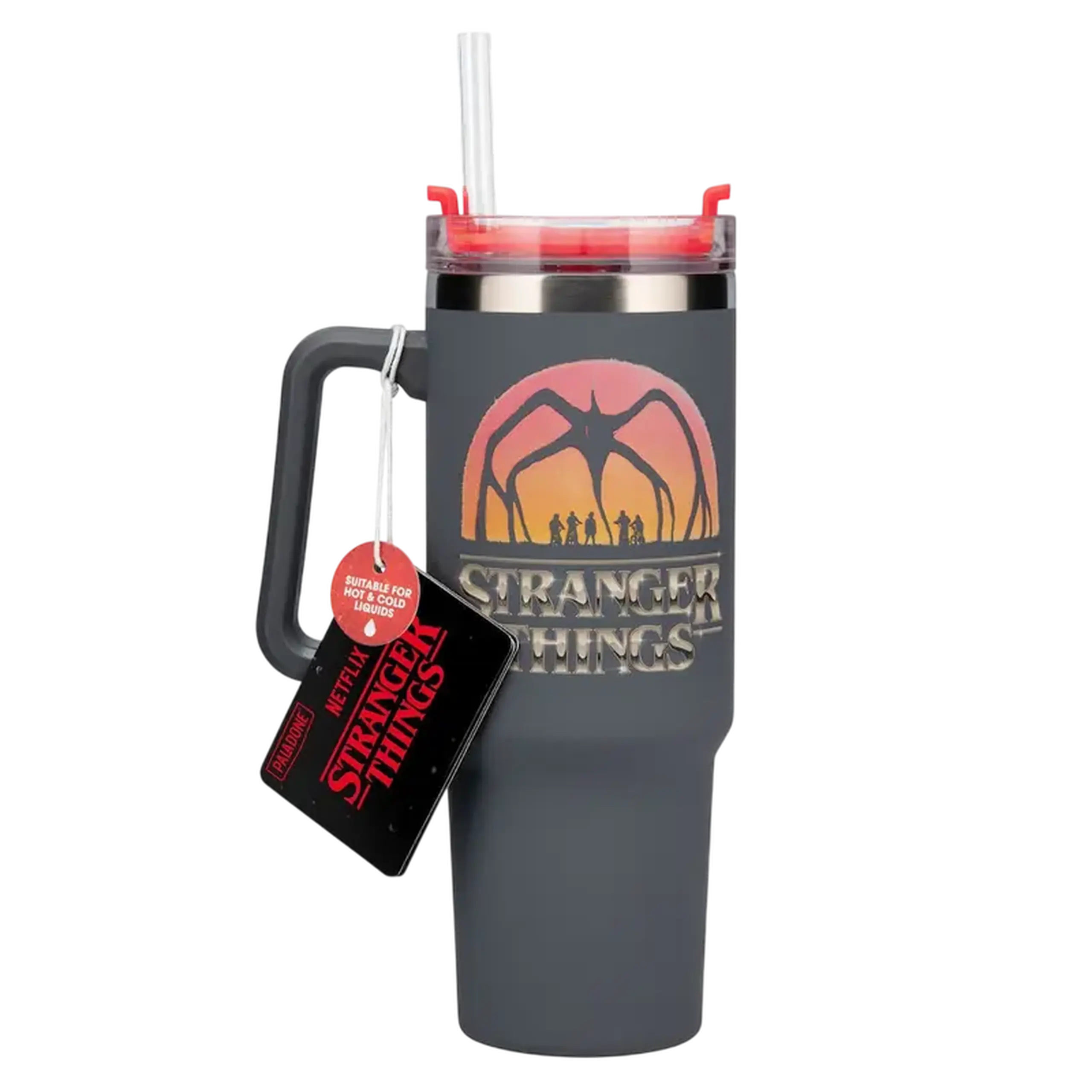 Cană termos Paladone Stranger Things 5, 0,9L, Gri