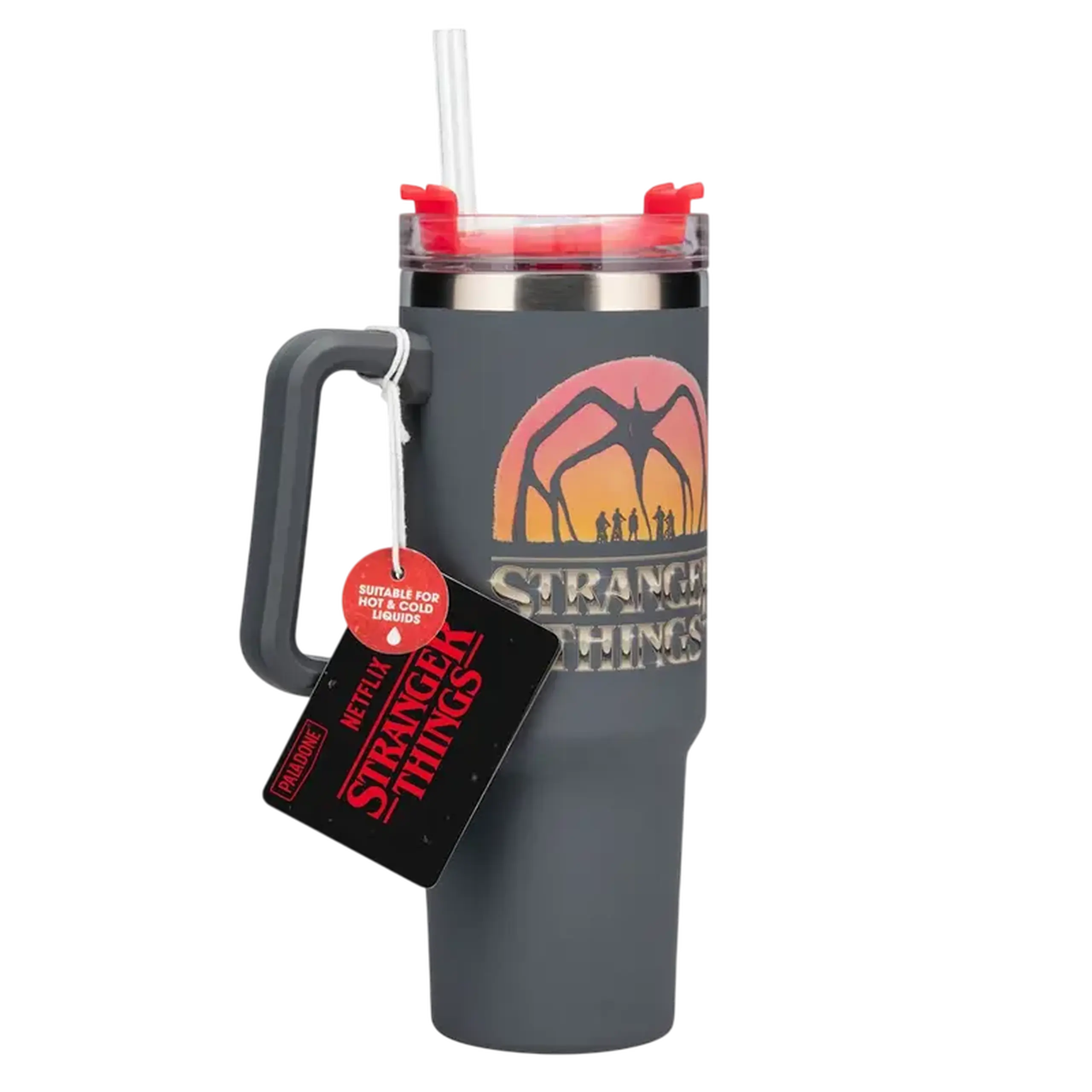 Cană termos Paladone Stranger Things 5, 0,9L, Gri