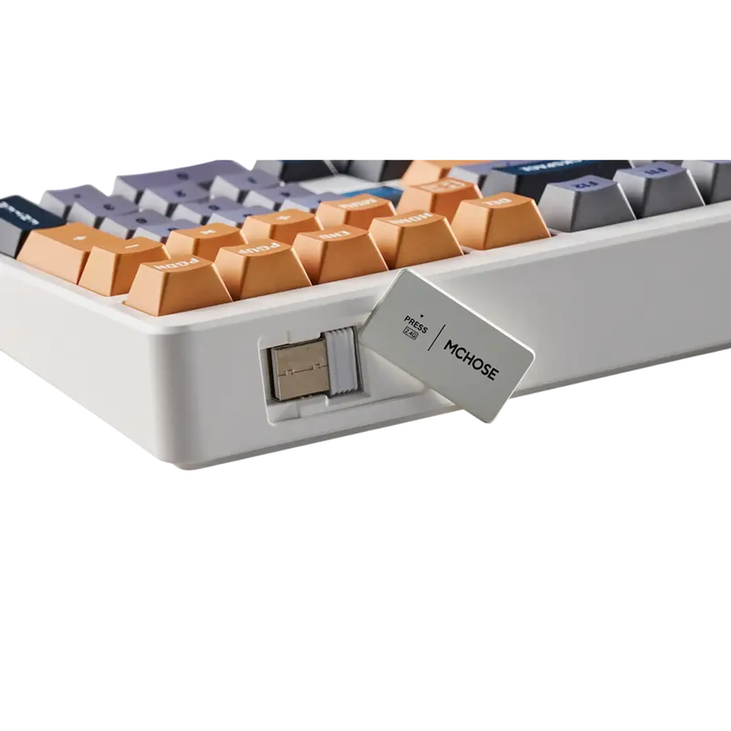 Tastatură MCHOSE X Unbox Therapy UT98, Fără fir, Retro Therapy