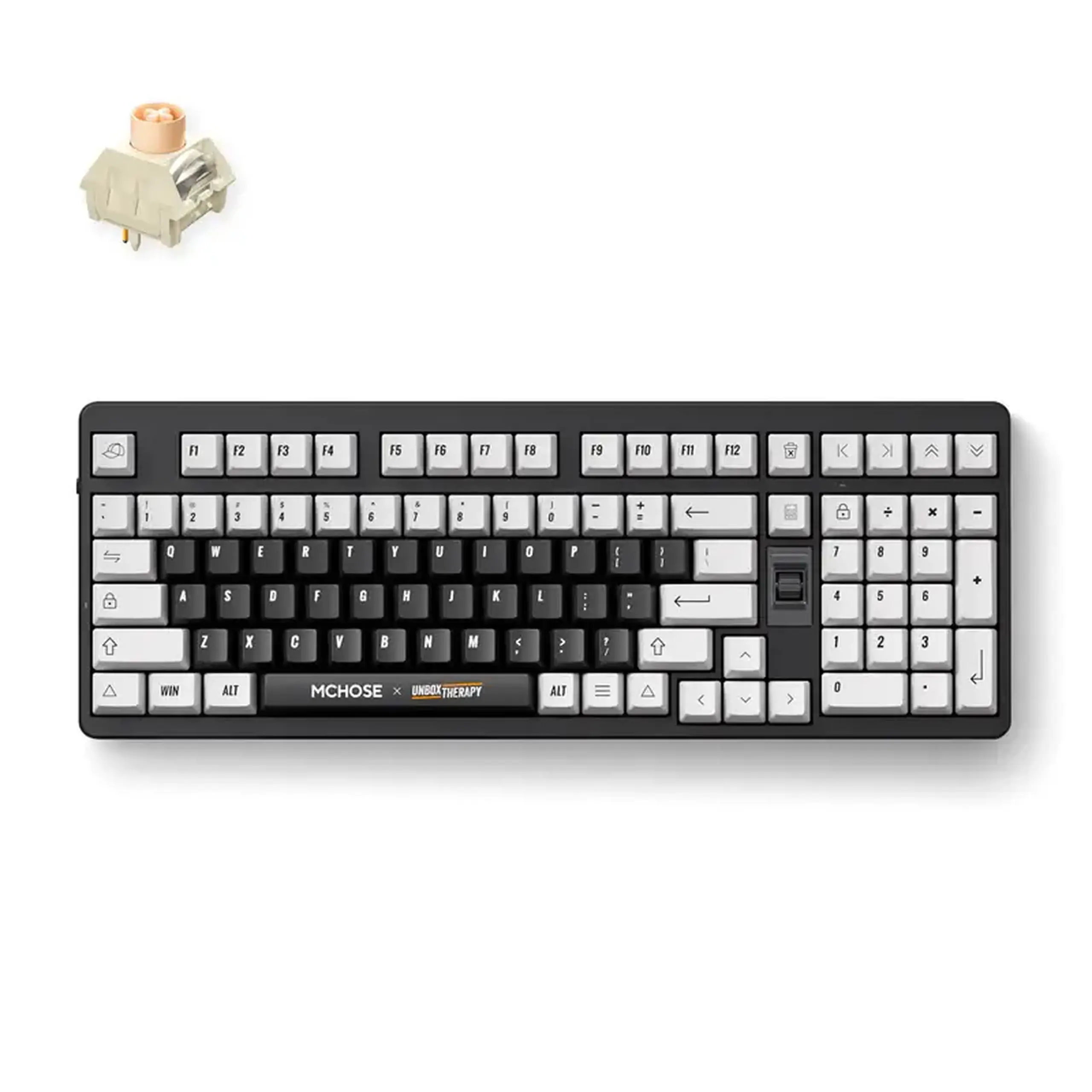 Tastatură MCHOSE X Unbox Therapy UT98, Fără fir, Classic Therapy
