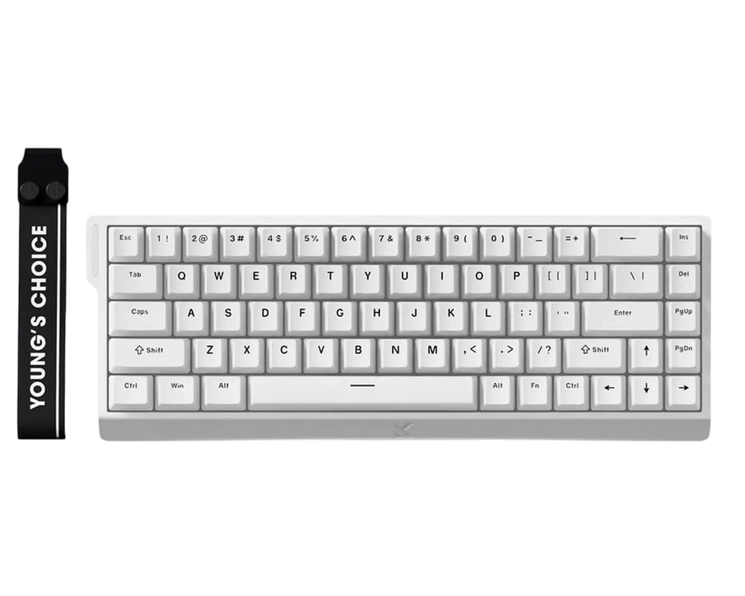 Tastatură MCHOSE Ace 68 E-Sport, Cu fir, Alb