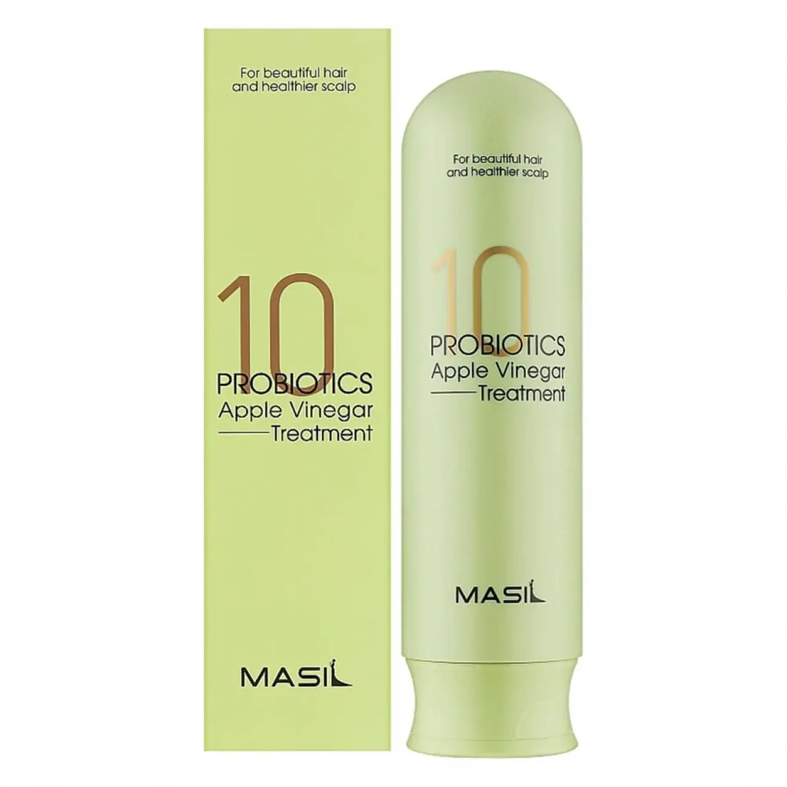 Balsam antimatreața cu oțet de mere Masil, 10 Probiotics Apple Vinegar Treatment, 300 ml