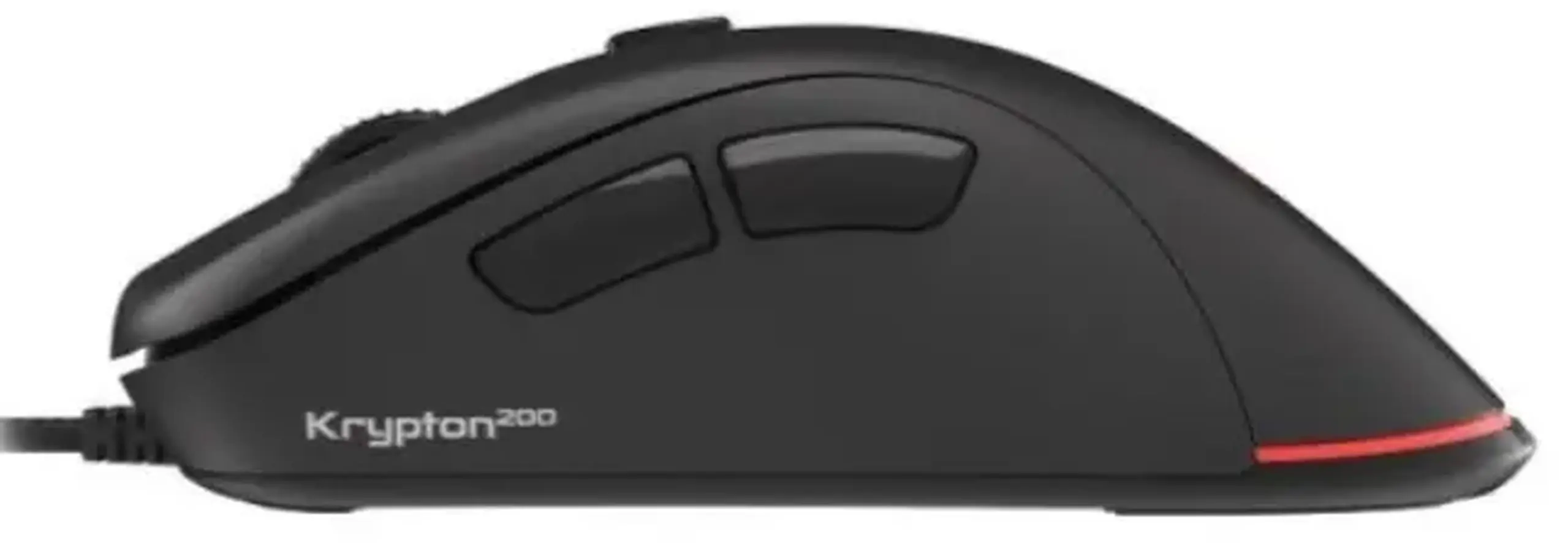 Mouse Genesis Krypton 200 Black (NMG-1713)