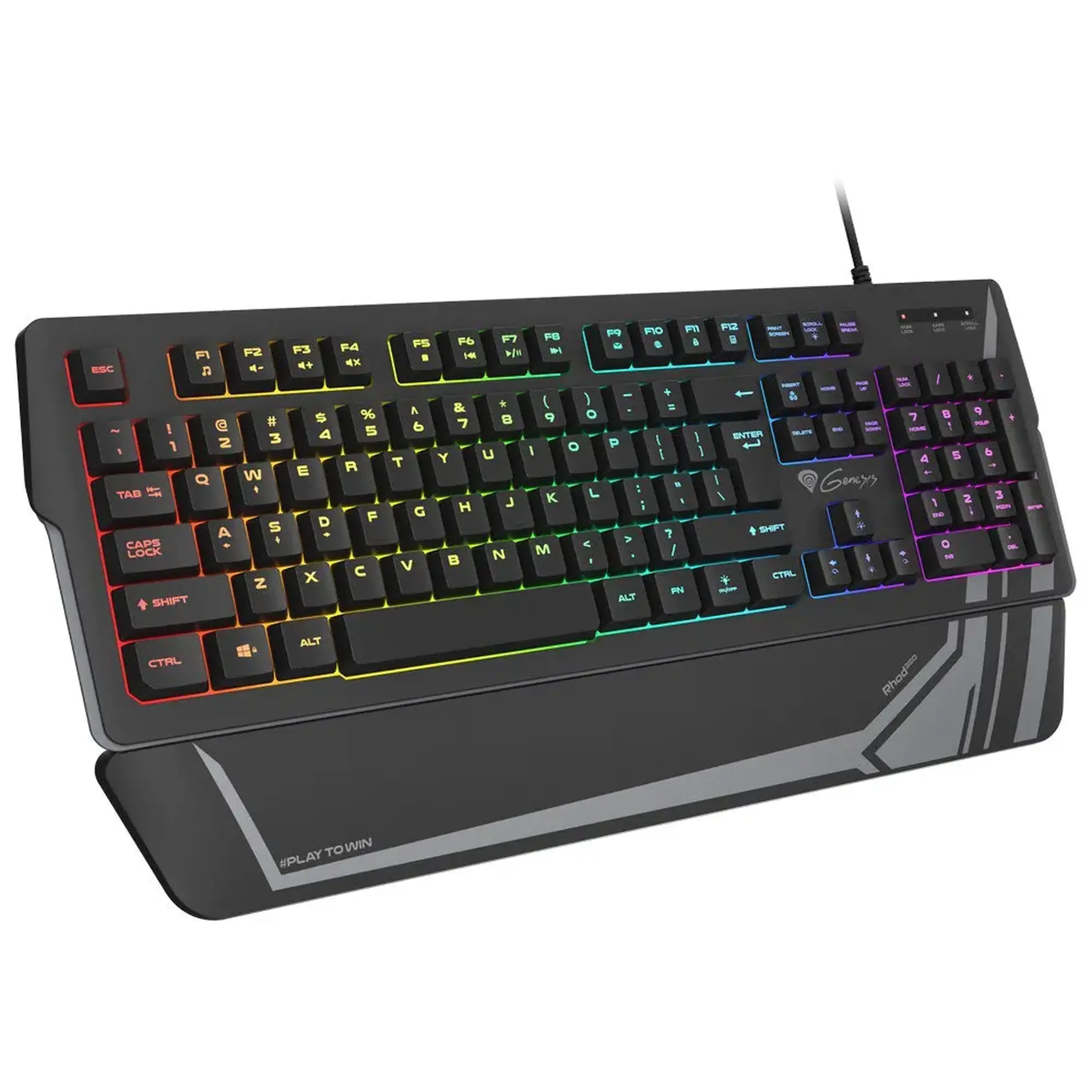 Genesis Keyboard Rhod 350, RGB, US Layout, RGB Backlight