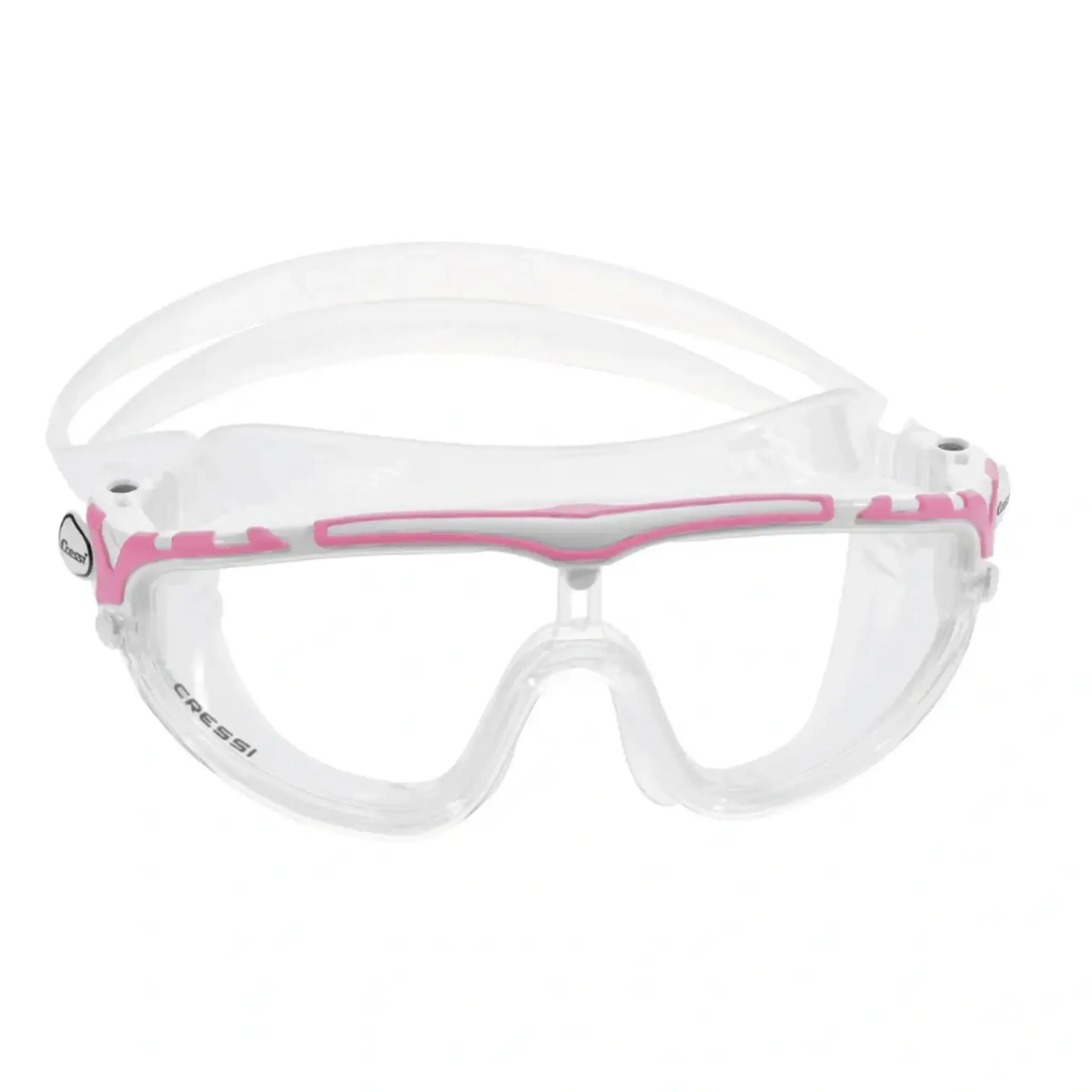 Ochelari de înot Cressi-Sub Skylight Sil - Culoare clear white pink