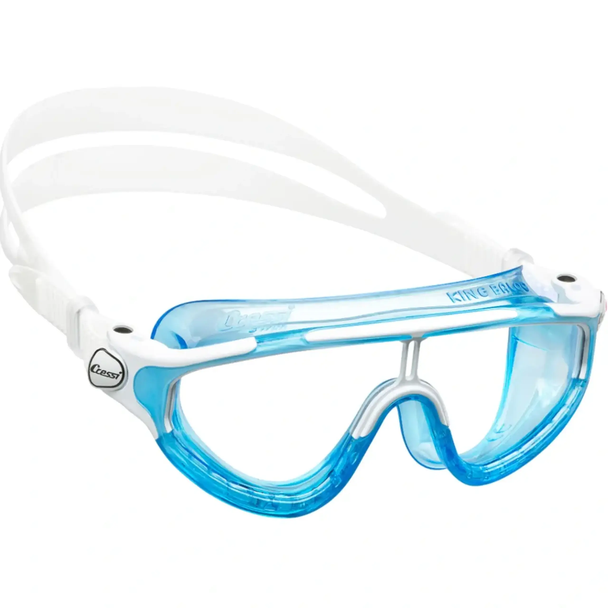 Ochelari de înot Cressi-Sub King Baloo Kid - Culoare pink white