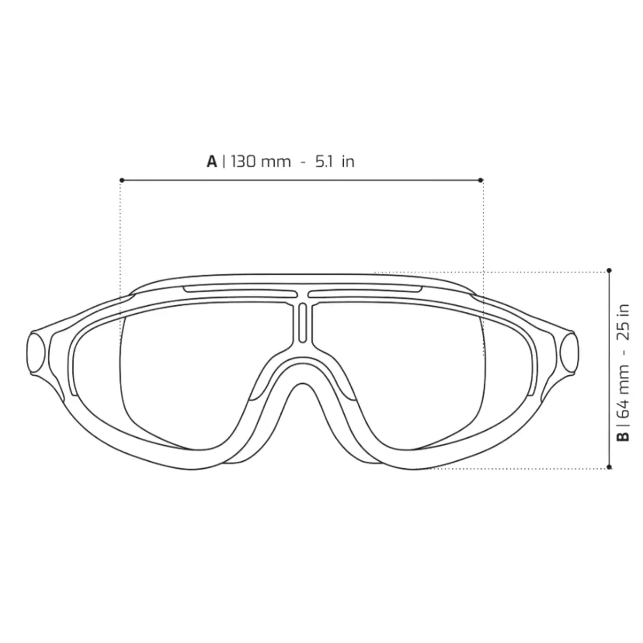 Ochelari de înot Cressi-Sub King Baloo Kid - Culoare pink white
