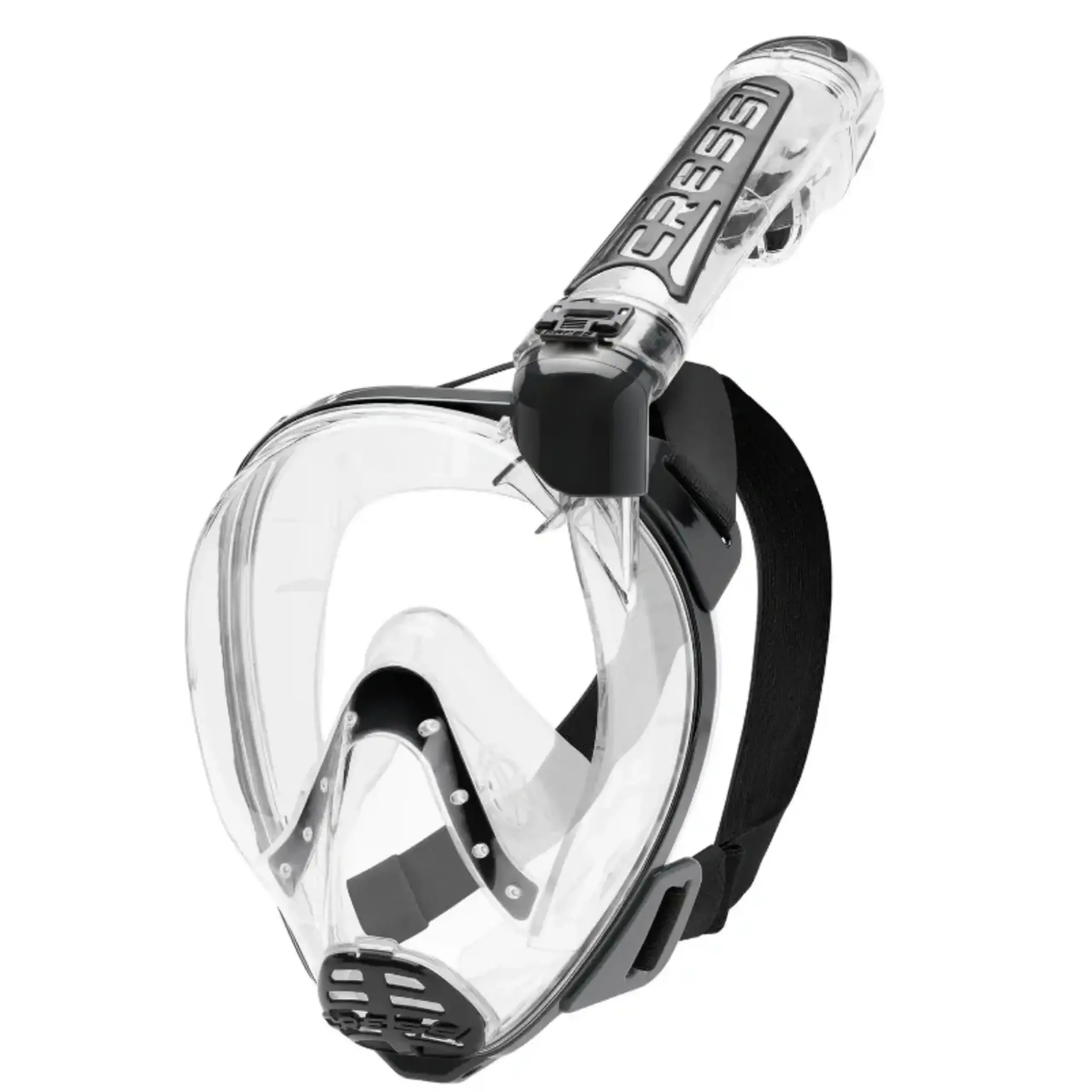 Mască Cressi-Sub Duke Dry Full Face Mask clear/black - Mărime s m