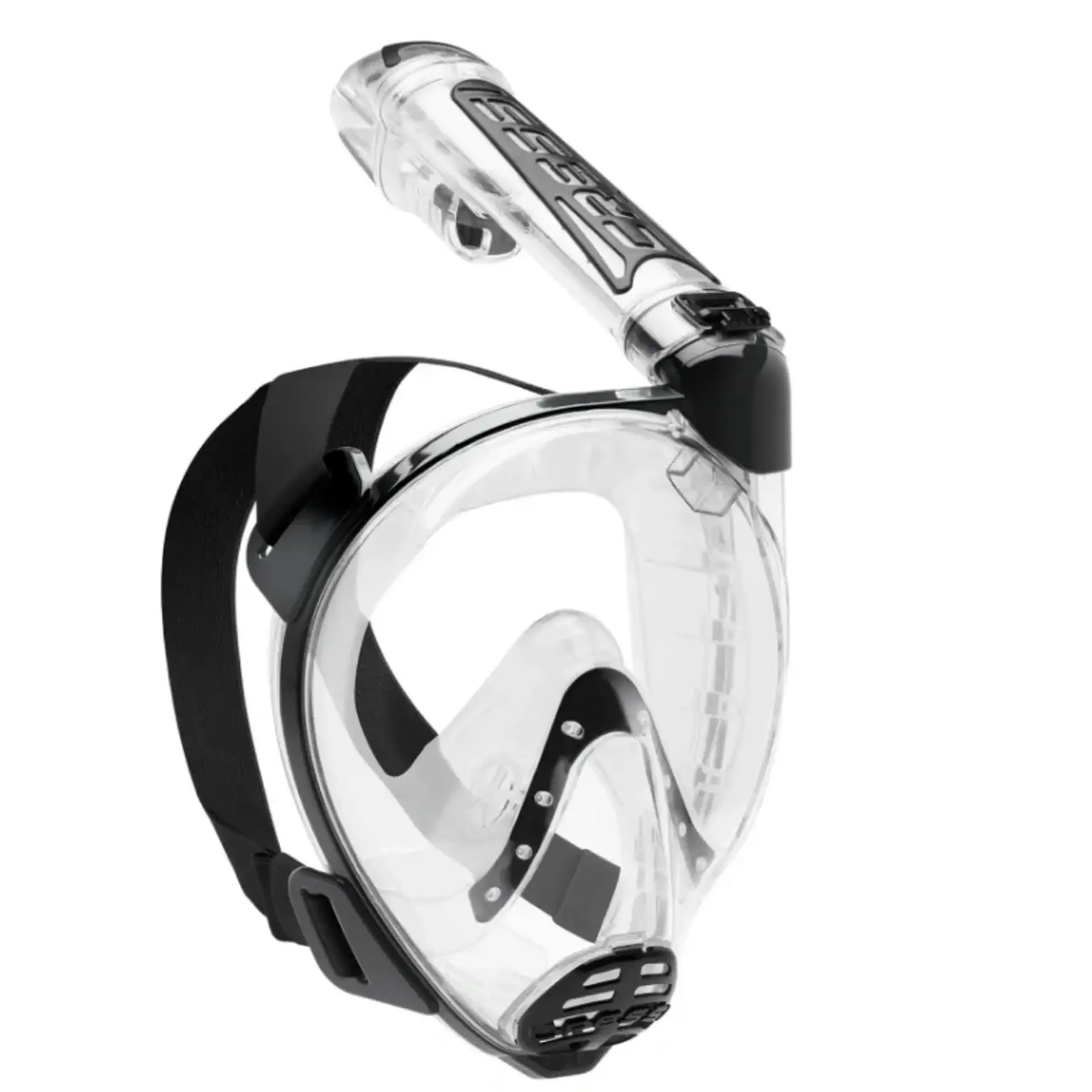 Mască Cressi-Sub Duke Dry Full Face Mask clear/black - Mărime s m