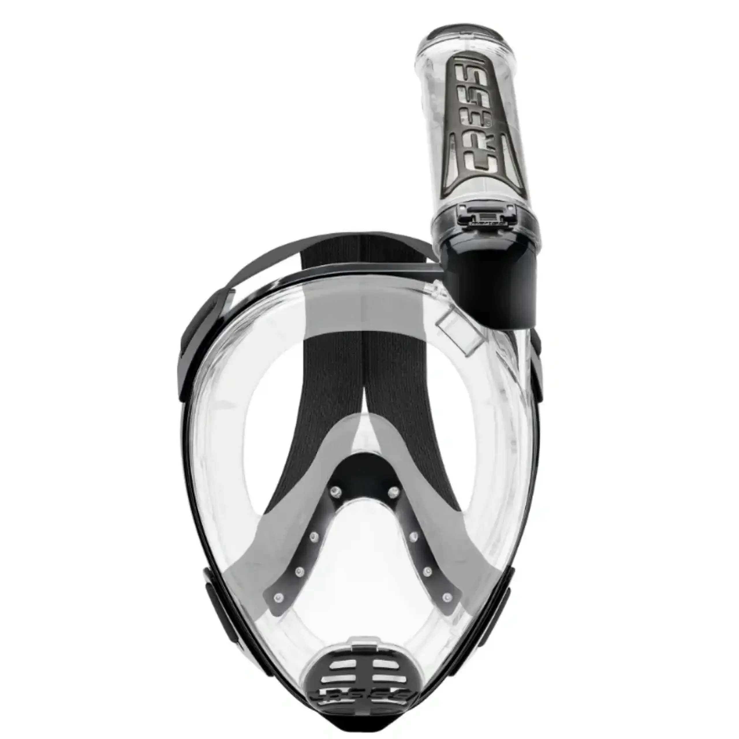 Mască Cressi-Sub Duke Dry Full Face Mask clear/black - Mărime s m