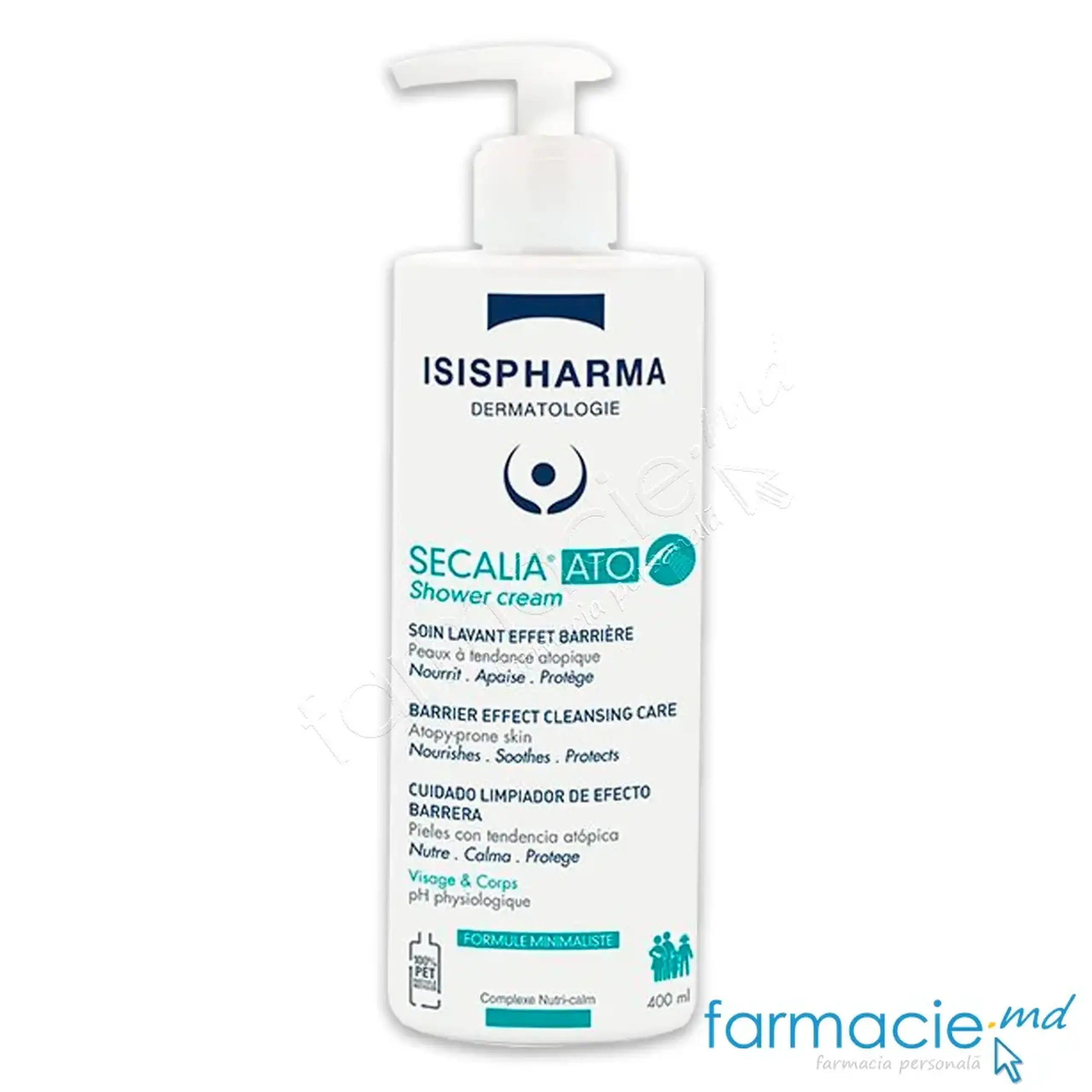 Secalia ATO Crema-gel dus 400ml+dozator Isispharma