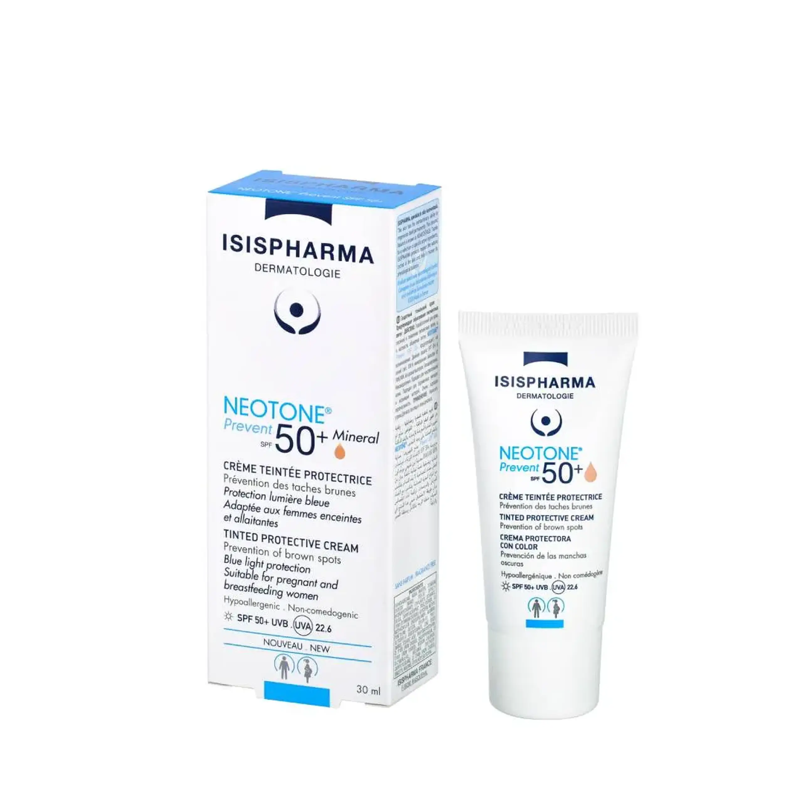 Neotone Prevent SPF50 Mineral Tinted (cu fond de ten) 30ml Isispharma