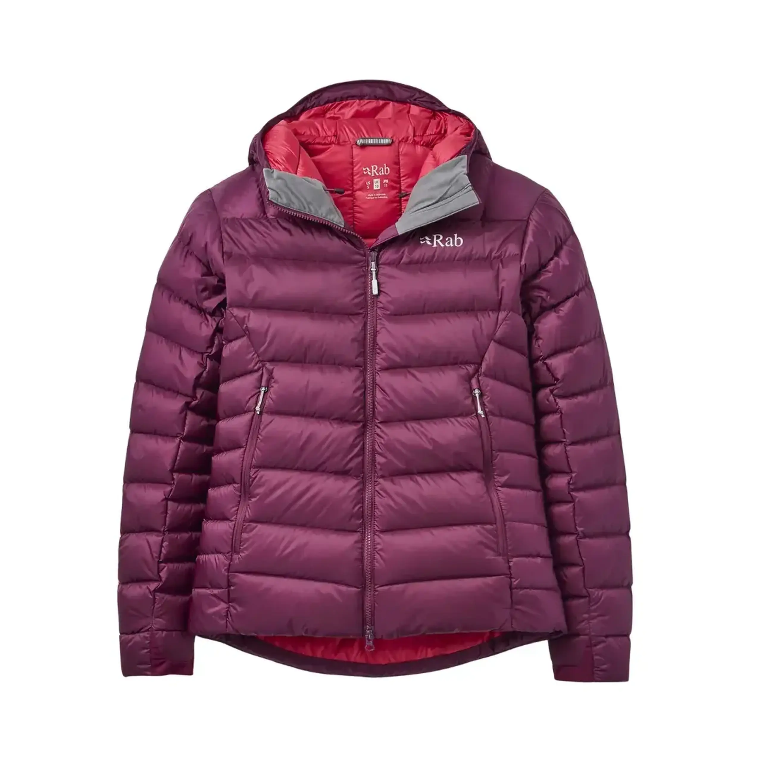 Geacă Rab Electron Pro Hoody Wmn mulberry - Mărime s