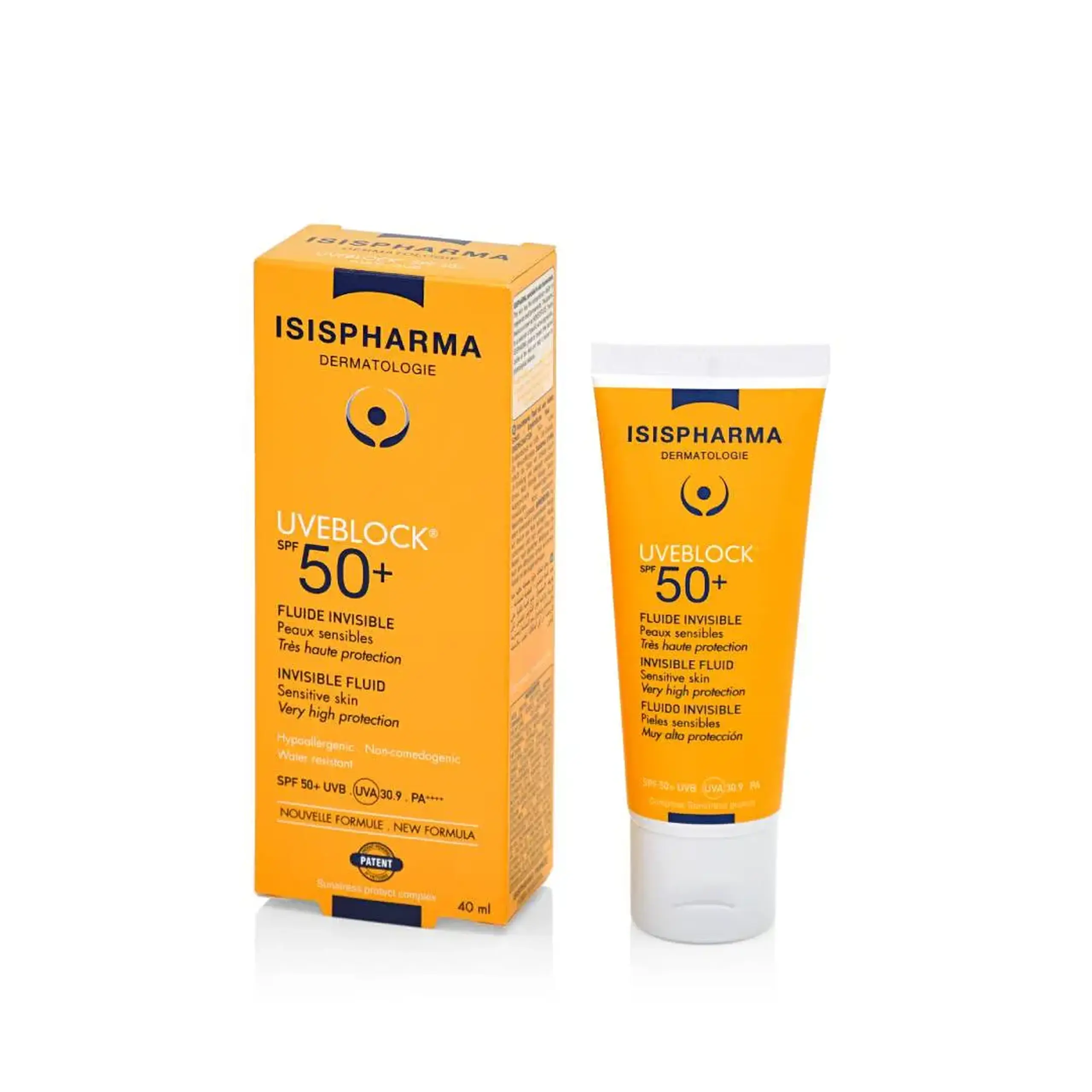 Uveblock SPF50 Invisible crema 40ml Isispharma
